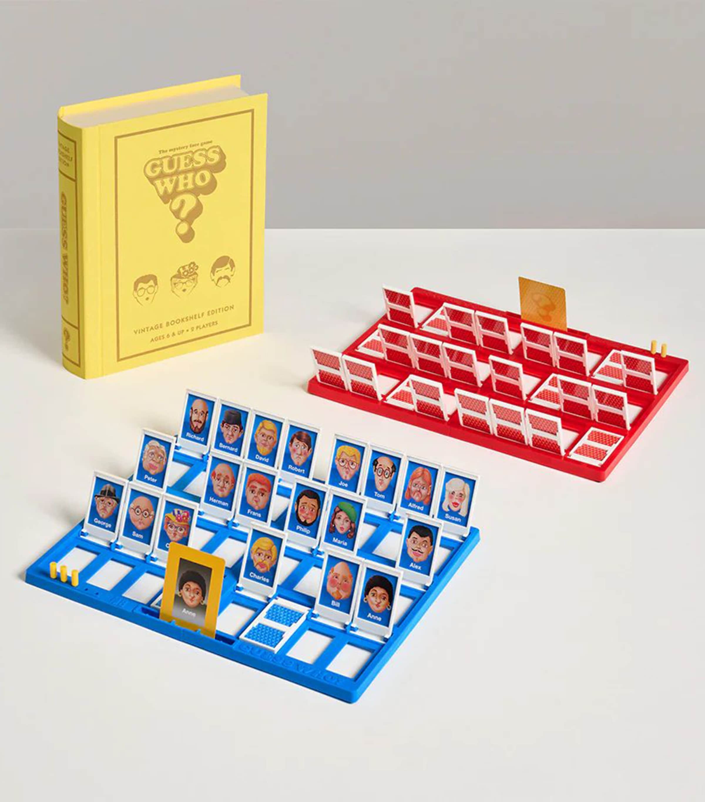 Guess Who Vintage Bookshelf Edition Board Game MULTI Image 4