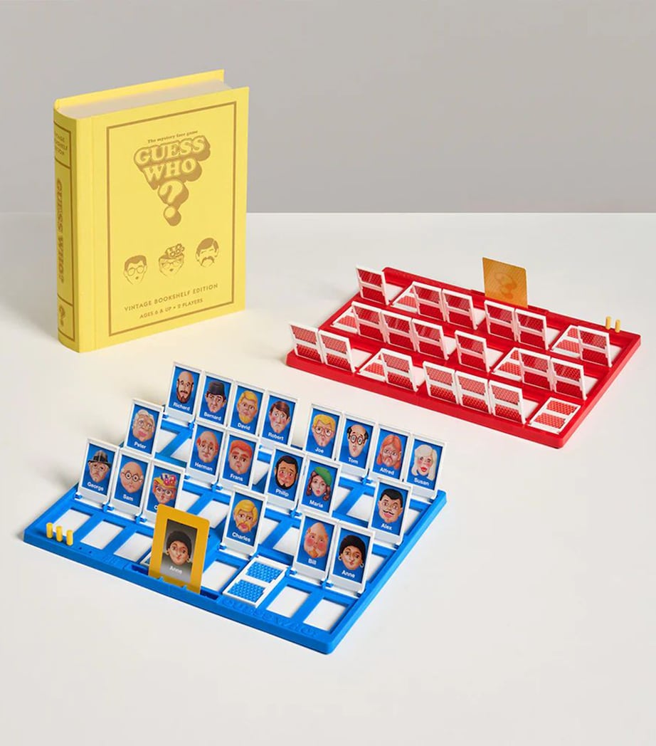 VINTAGE BOOKSHELF Guess Who Vintage Bookshelf Edition Board Game Image 4