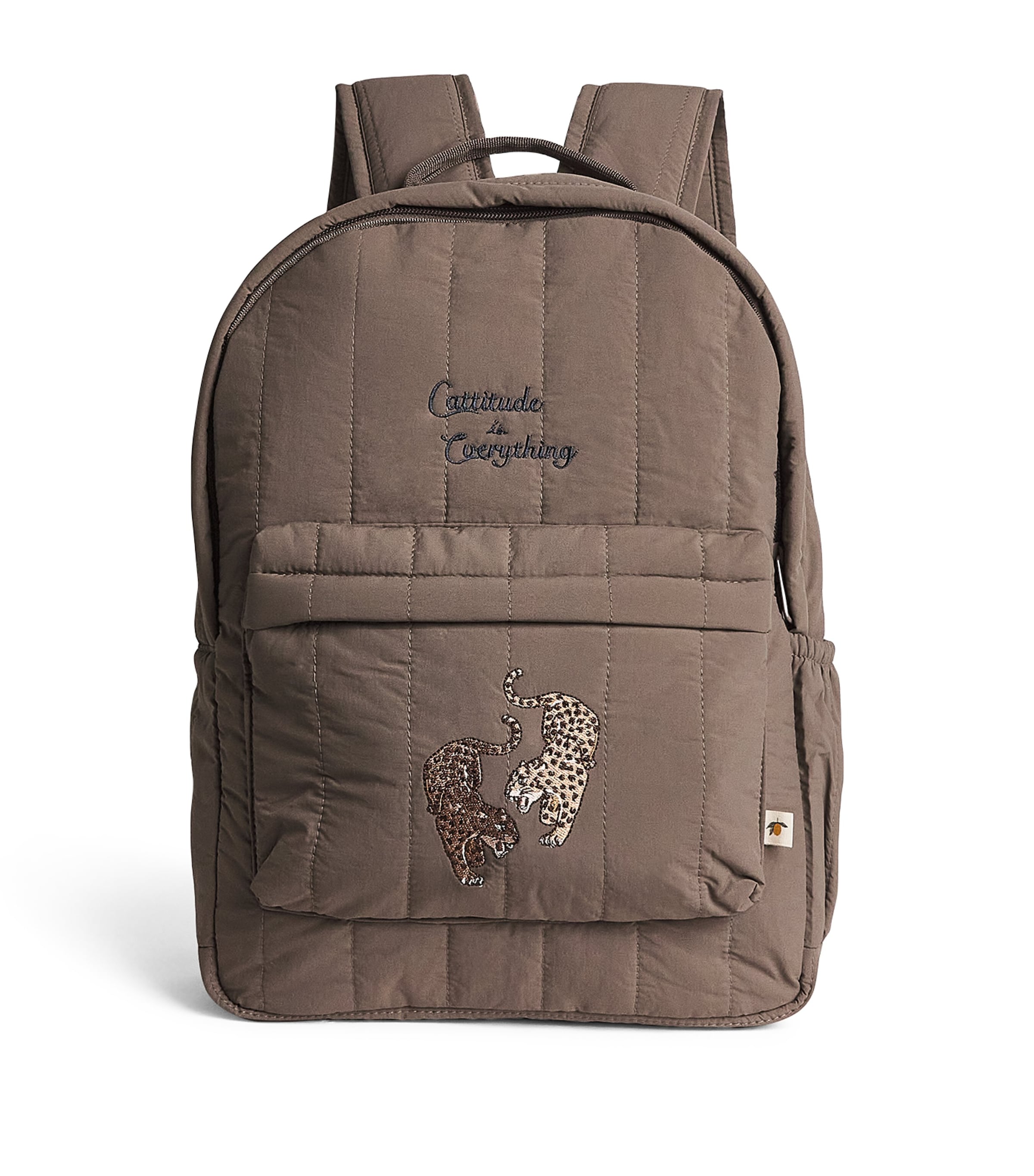 Konges Slojd Quilted Juno Backpack In Brown