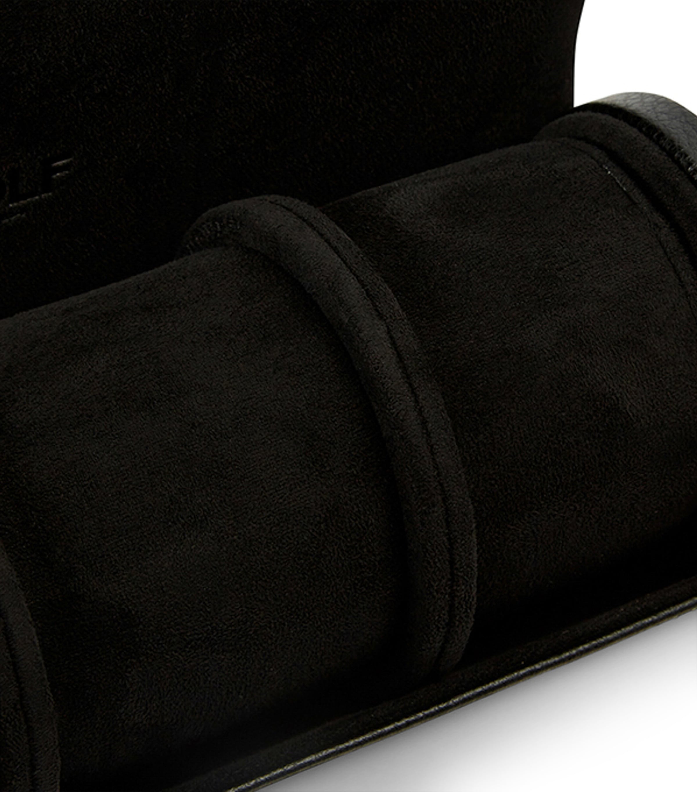 Vegan Leather Triple Watch Roll BLACK Image 3