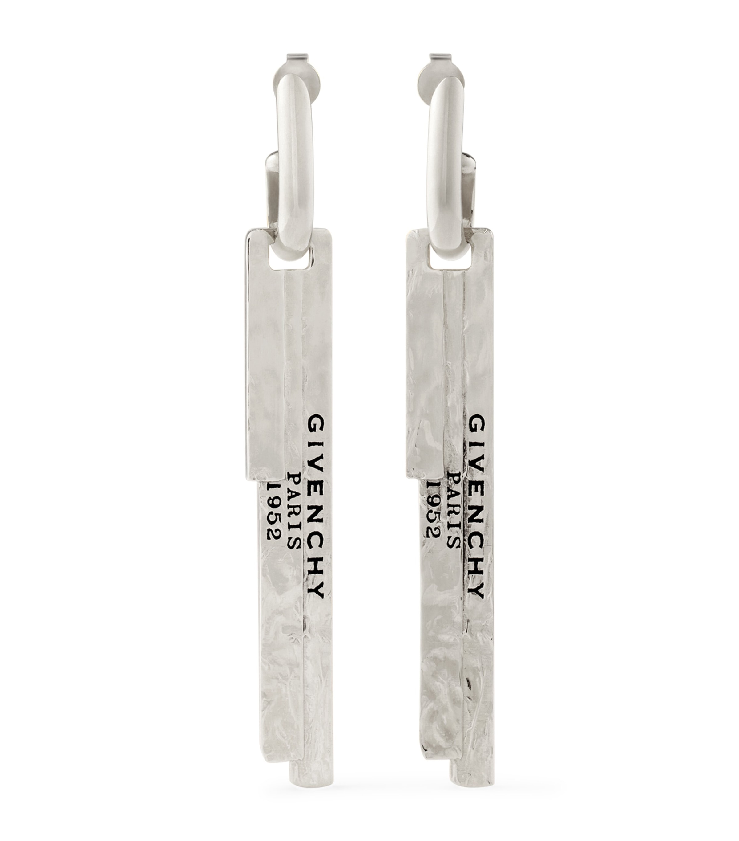 Tape Drop Earrings ANTIC SILVERY Image 1