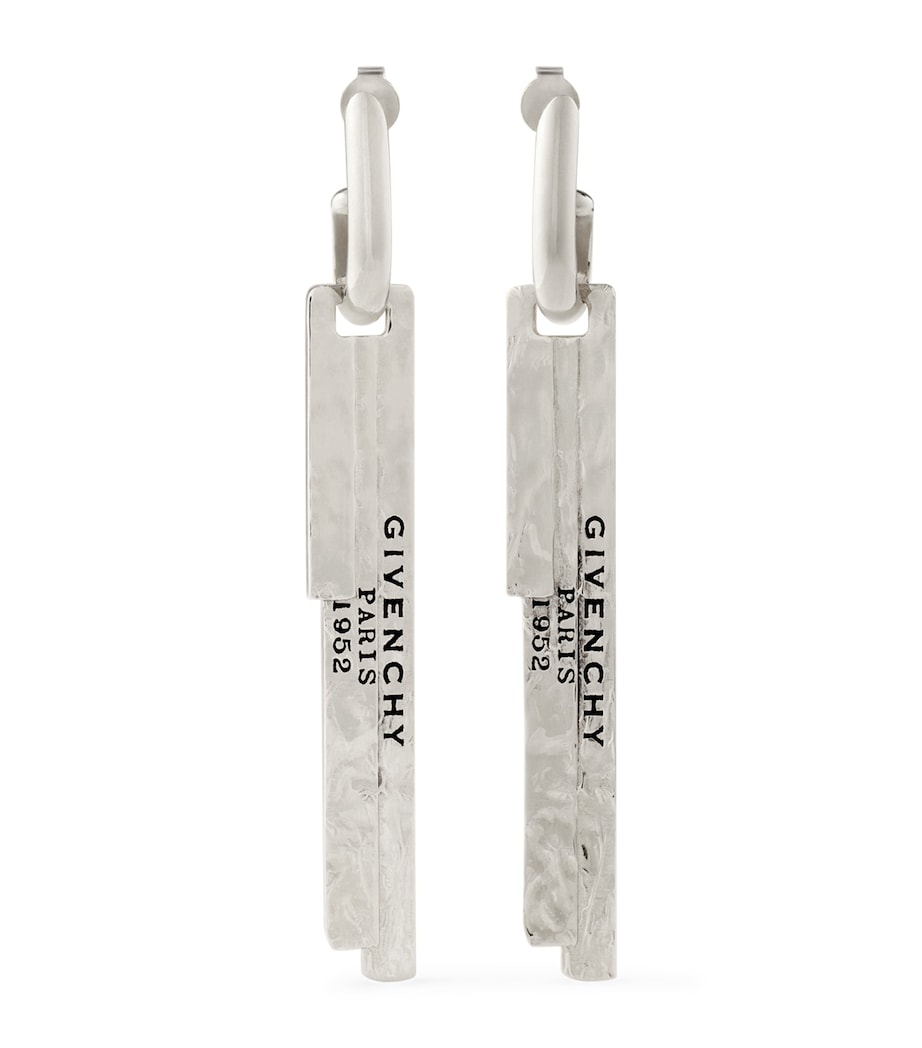 Tape Drop Earrings ANTIC SILVERY Image 1