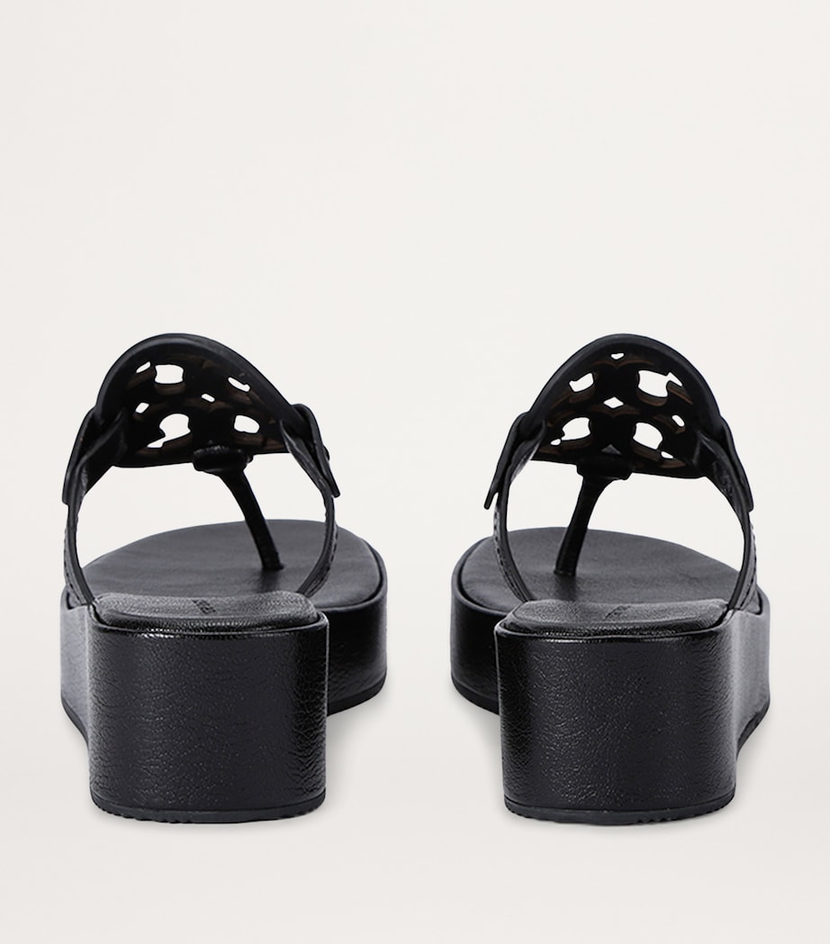 Miller Wedge Sandals 25 BLACK Image 2