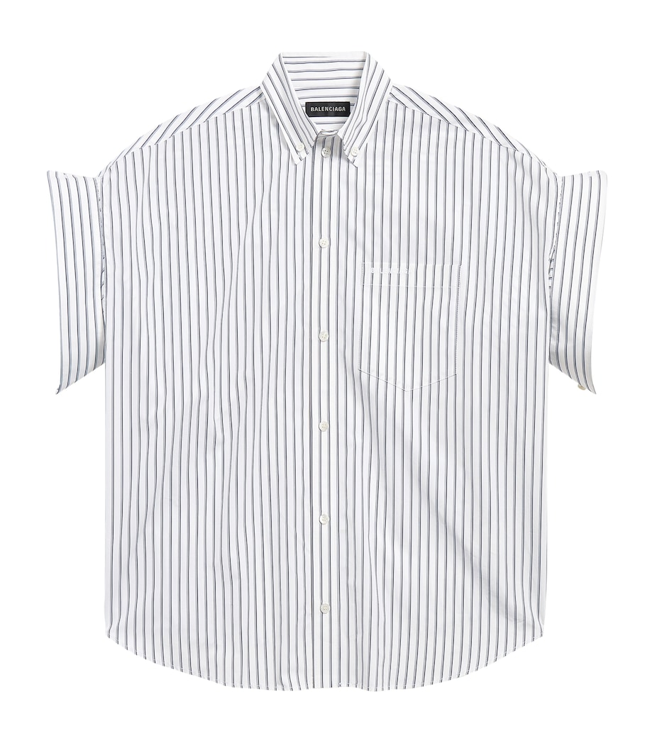 Cotton Tuck-Sleeve Shirt 9086 Image 1