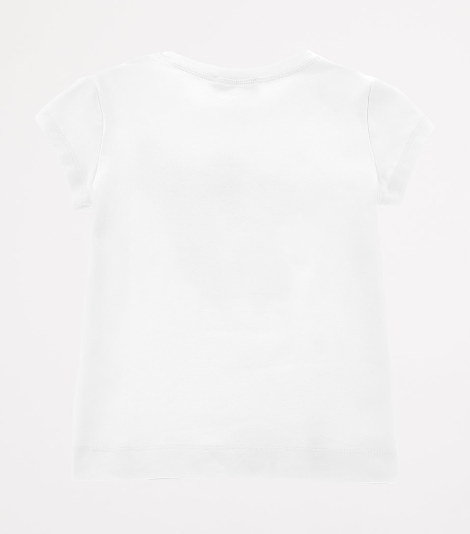 Embellished Raspberry T-Shirt (2-15 Years) BIANCO Image 2