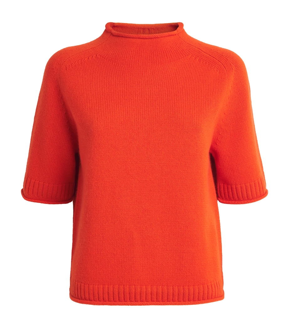Cashmere Sweater VIVID ORANGE Image 1