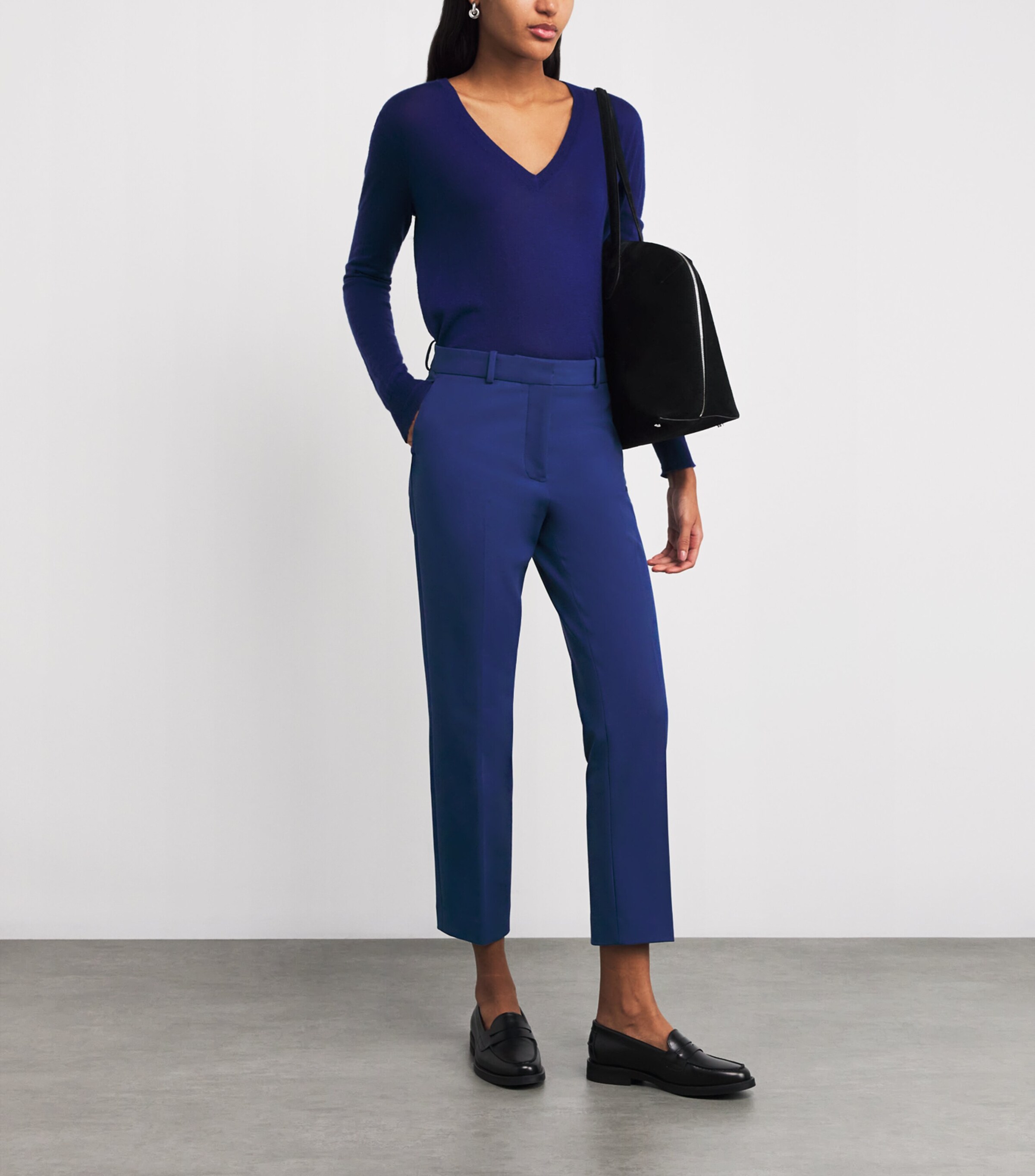 Gabardine Stretch Coleman Trousers COBALT Image 2