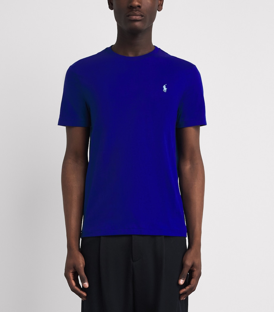 Polo Ralph Lauren Mens Cotton Custom-Fit Polo Pony T-Shirt Classic Image 4