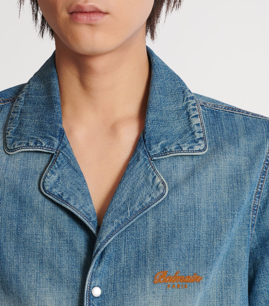 Denim Pyjama Shirt 6EW BLEU DENIM Image 8