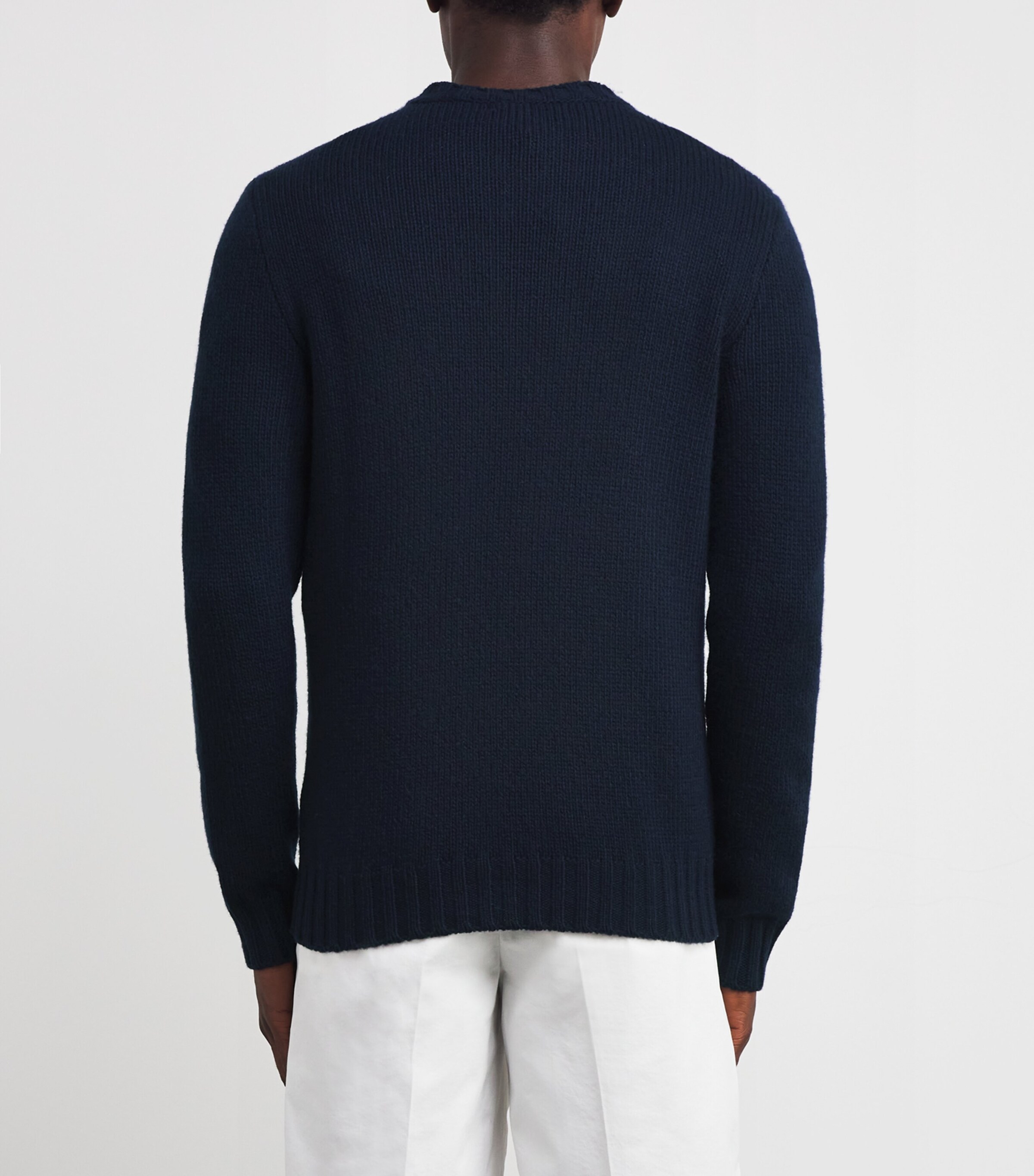 Ralph Lauren Purple Label Mens Cashmere Flag Sweater Clscs Chairman Navy Image 4