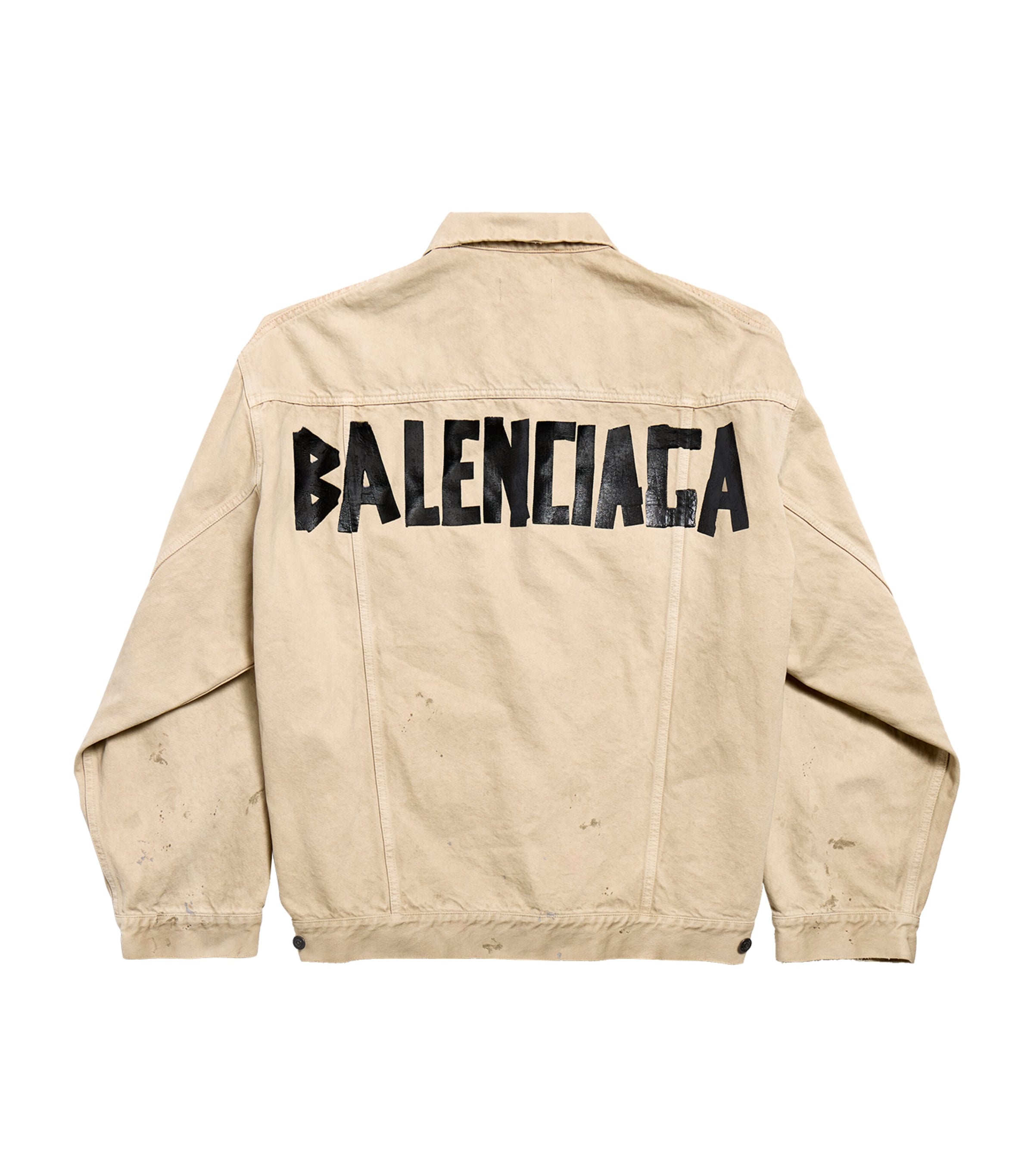 Logo Oversized Denim Jacket 9501 Image 3