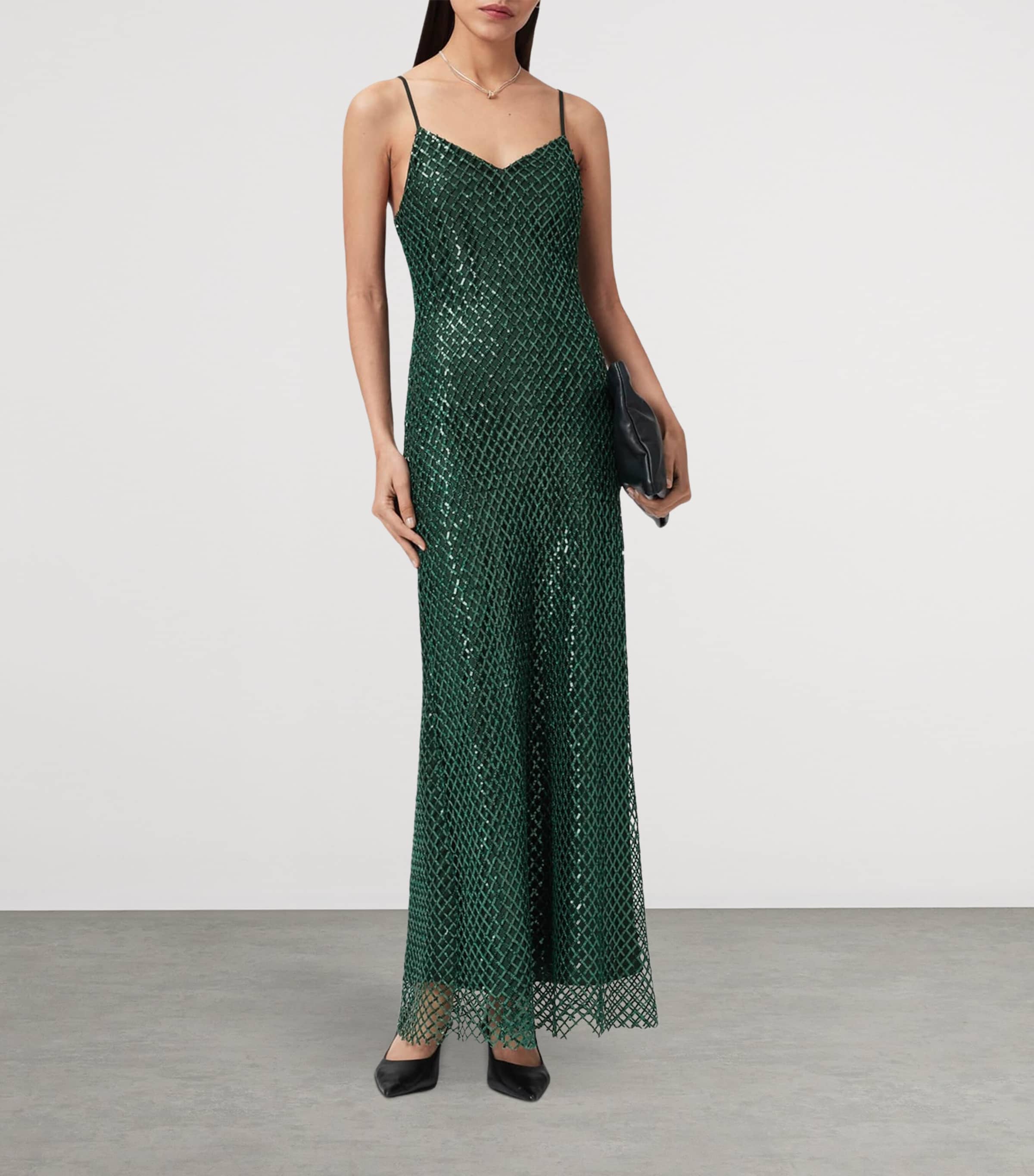 Chantelle Midi Dress EMERALD GREEN Image 4