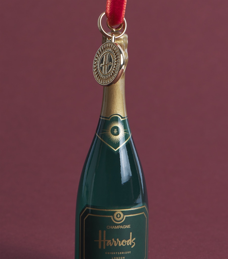 Harrods Champagne Bottle Tree Decoration Image 2