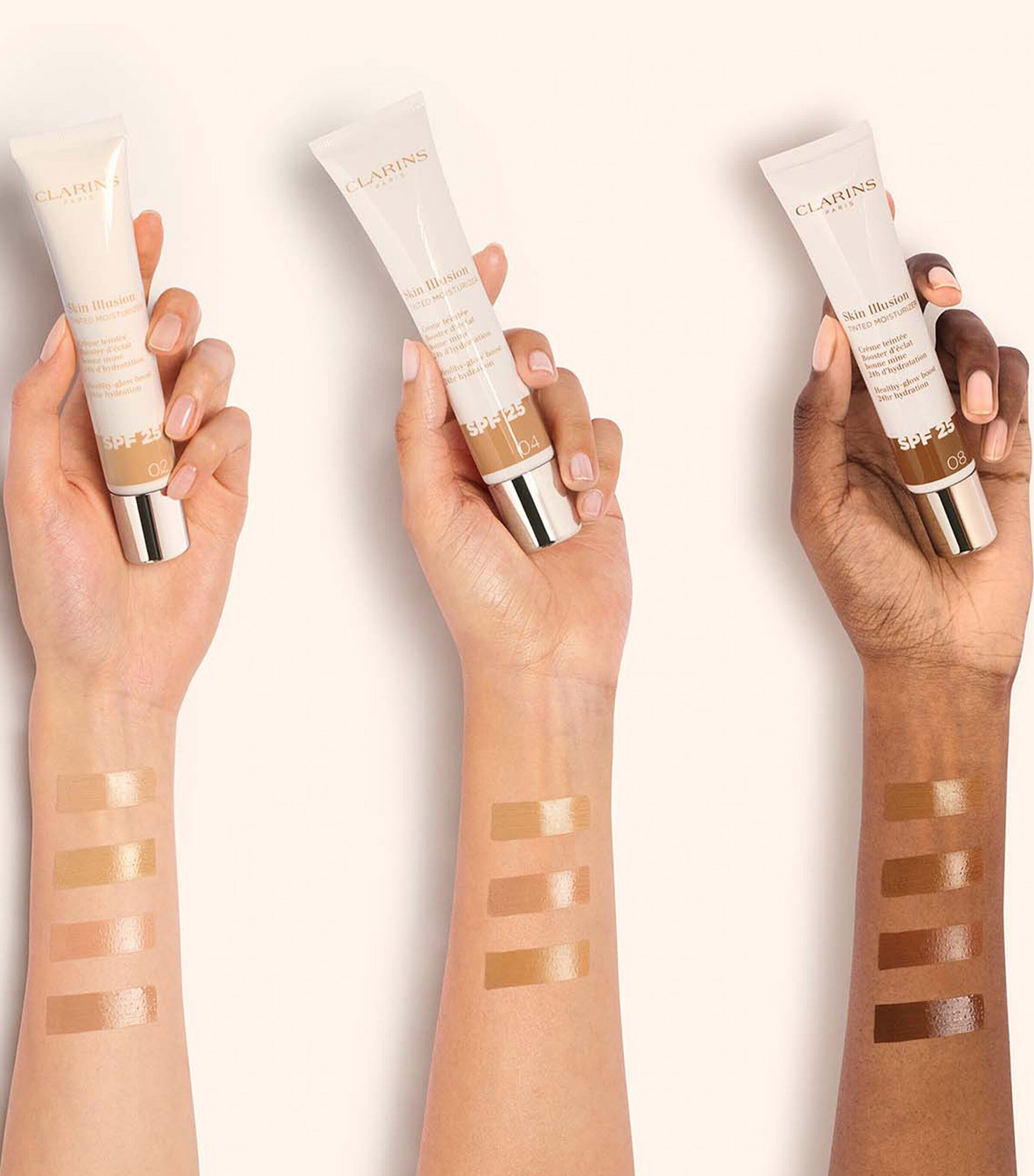 Clarins Skin Illusion Tinted Moisturizer SPF 25 | Make-up | Face | Tinted Moisturisers | Designers | Clarins Clarins Skin Illusion Tinted Moisturizer SPF 25 | Make-up | Face | Tinted Moisturisers | Designers | Clarins