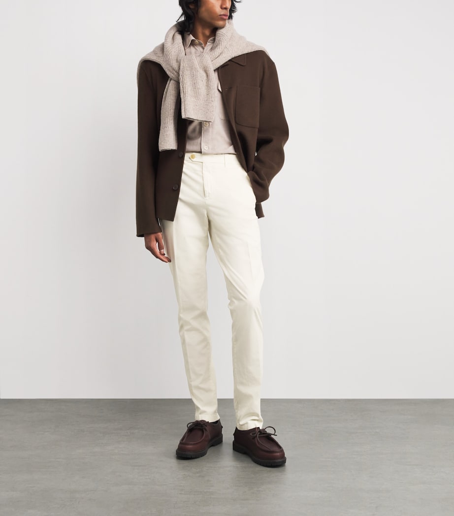 Stretch-Cotton Straight Chinos 5 Image 2