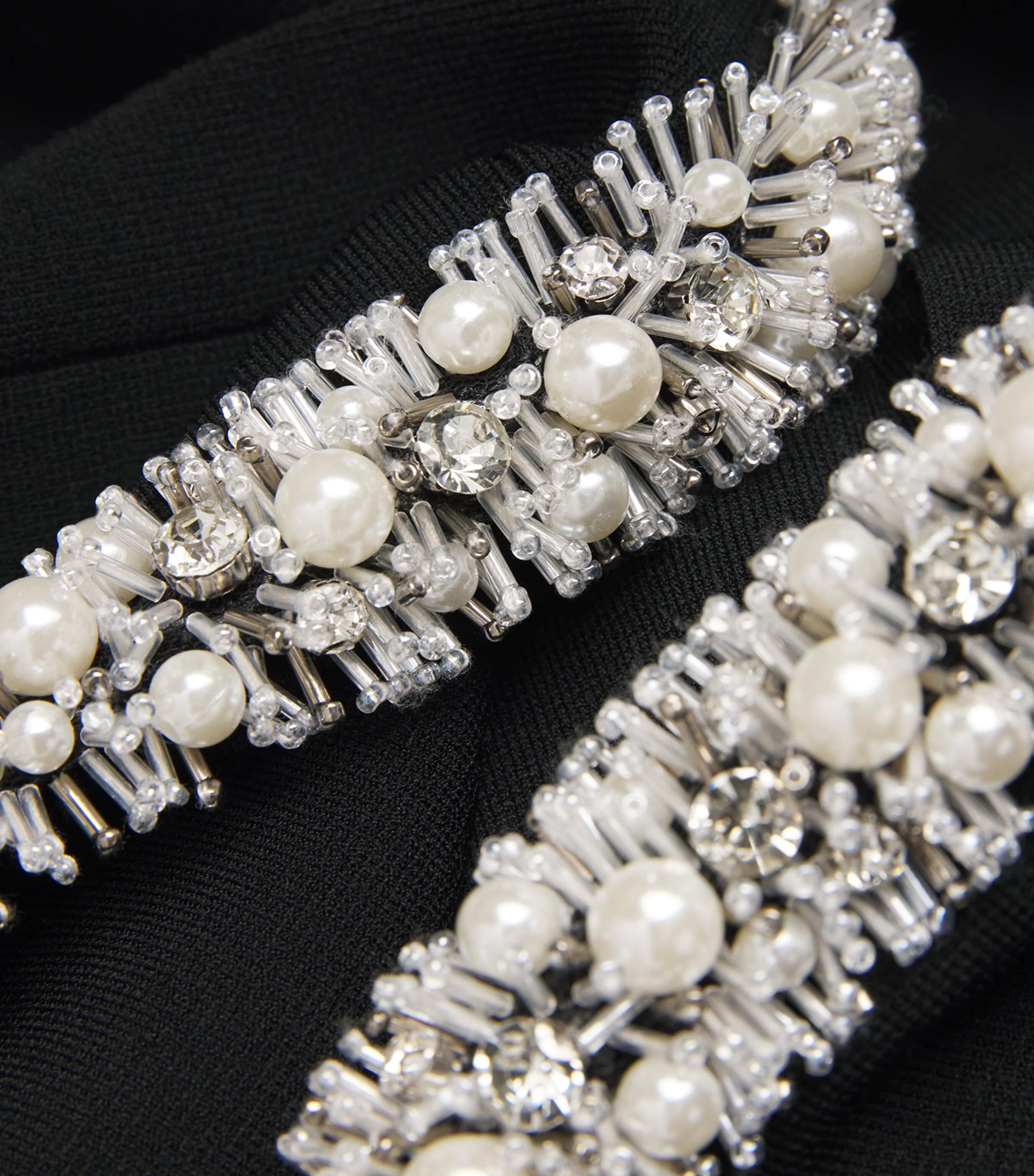 Embellished-Trim Idina Midi Skirt BLACK Image 5