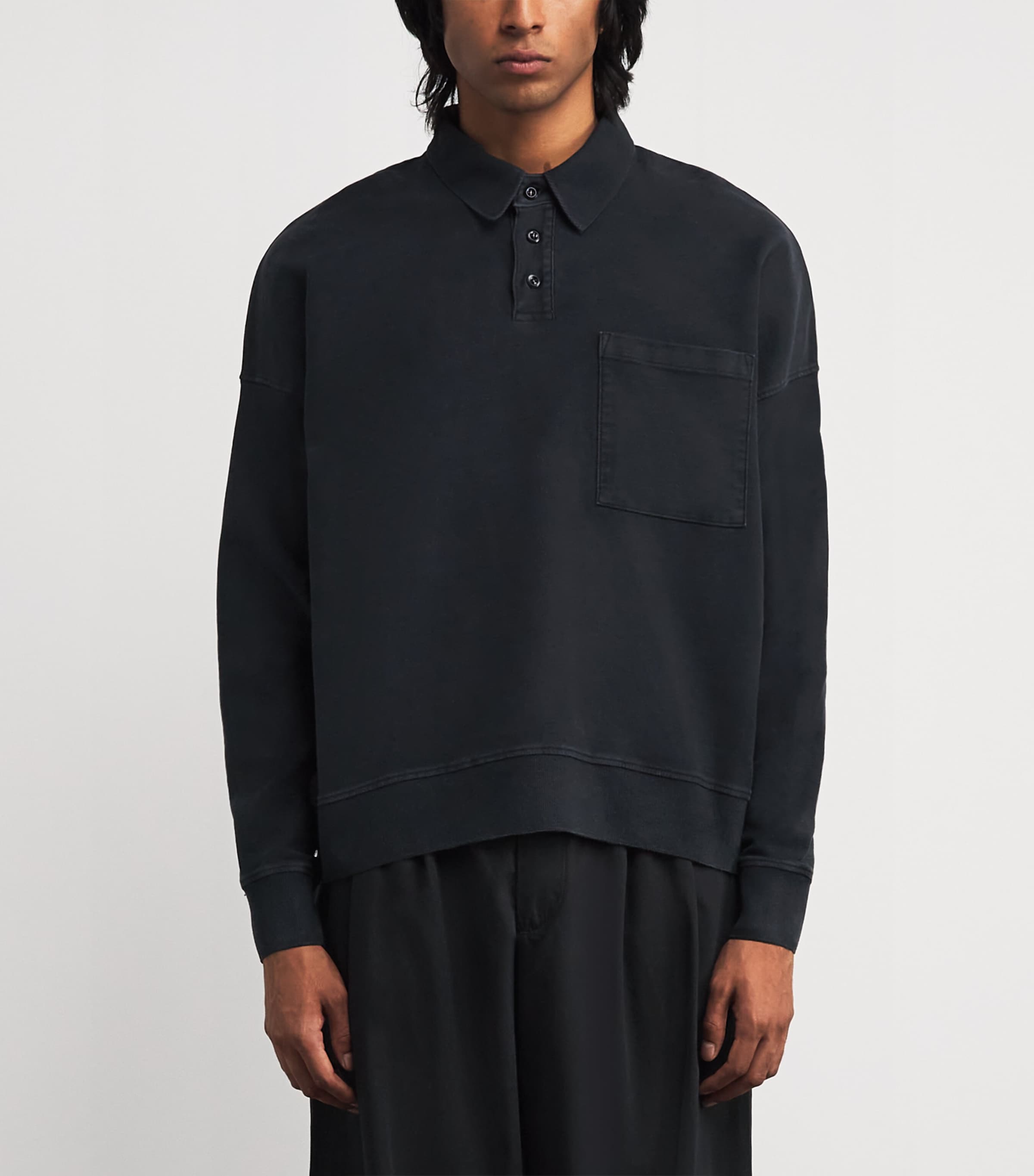 Cotton-Blend Rugby Polo Shirt M9032-1526-CHACE Image 3