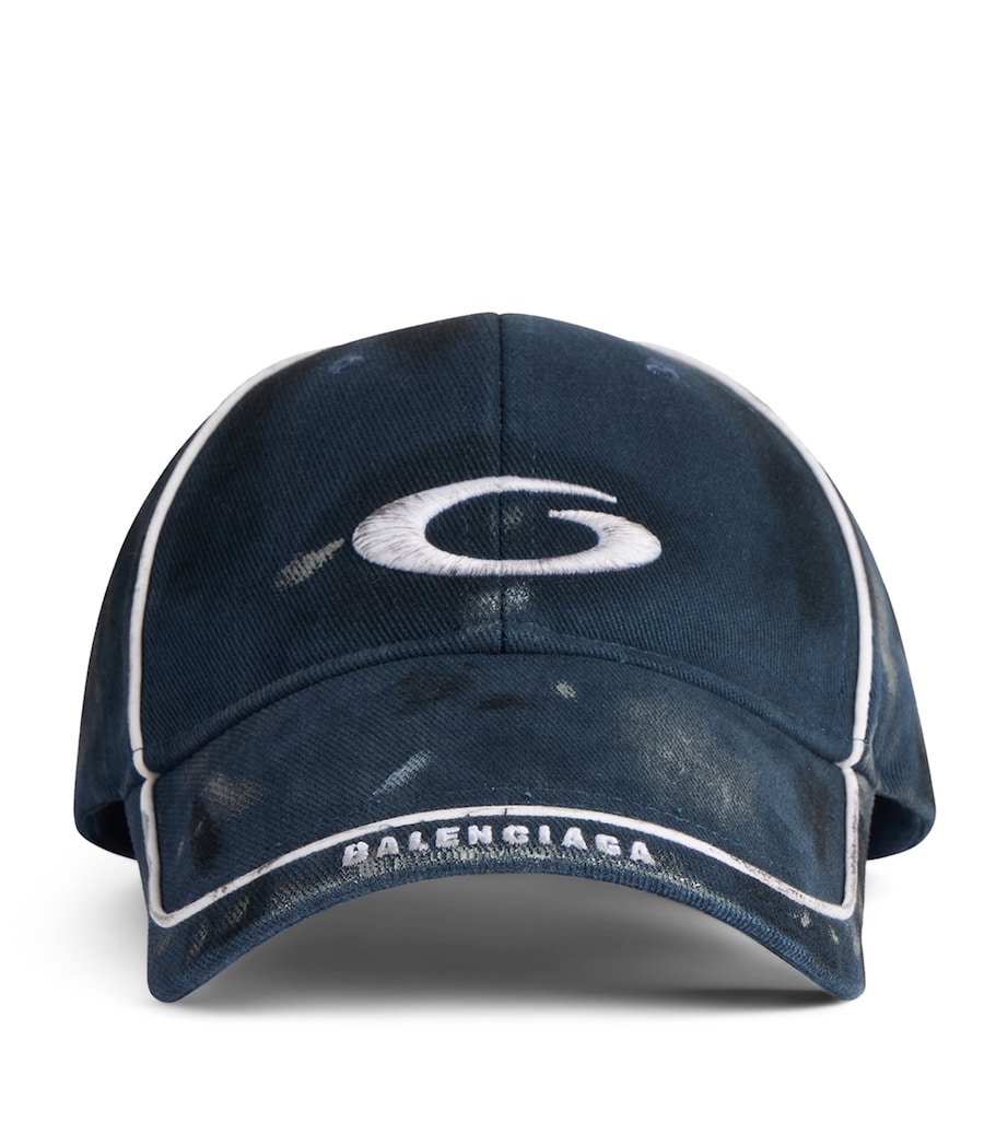 Distressed Tracksuit Baseball Cap 4178 Image 1