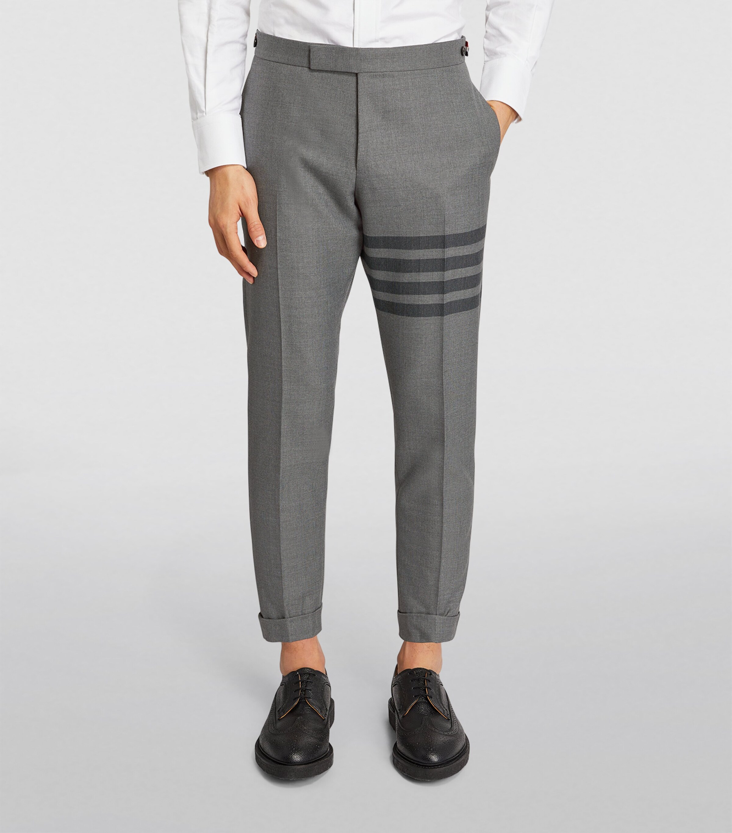 【送料&関税込】Thom Browne Wool Tailored Trousers Thom Browne Wool-Blend Tailored Trousers | Harrods US