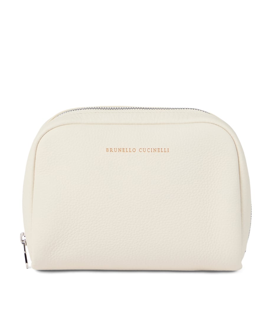 Grained Leather Wash Bag C7208 Image 1