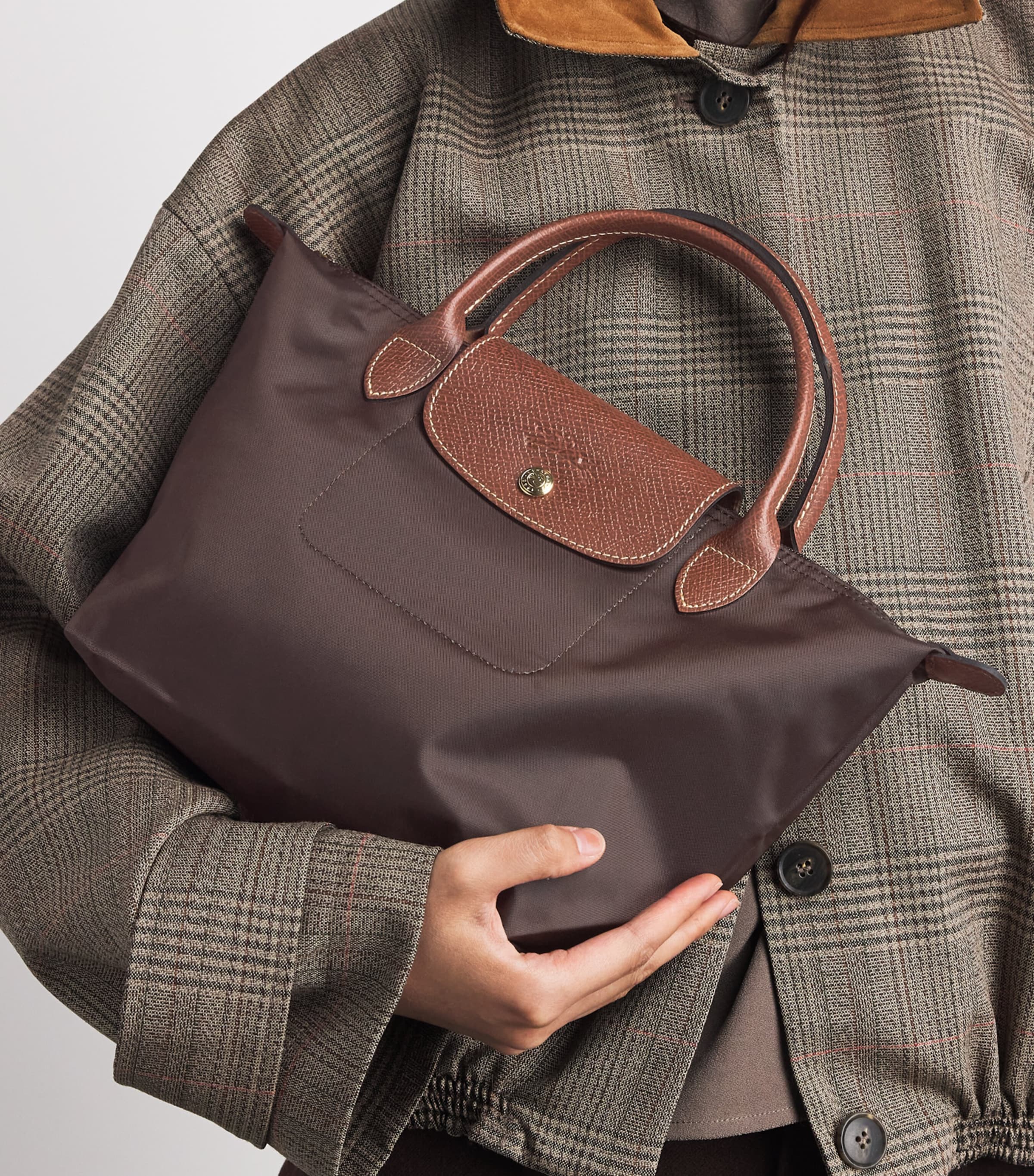 Longchamp Small Le Pliage Original Handbag Moka Image 2