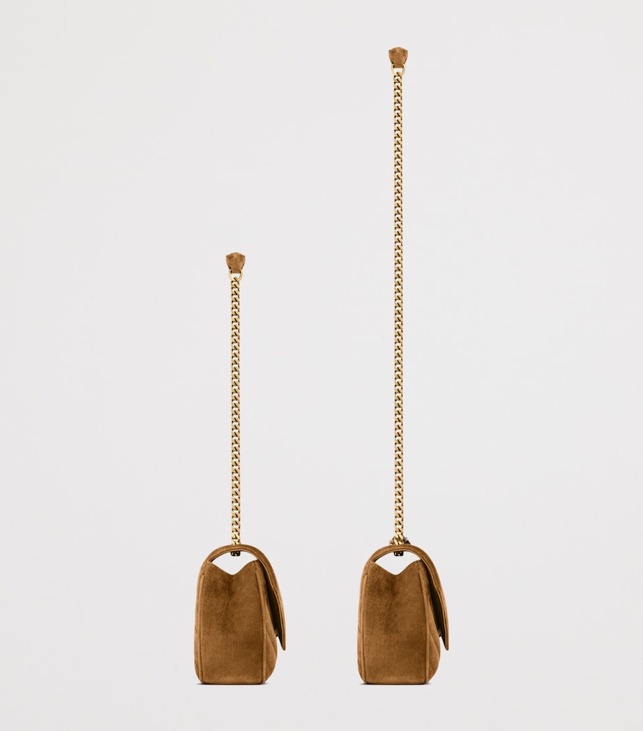 Saint Laurent Small Suede Loulou Shoulder Bag Image 3