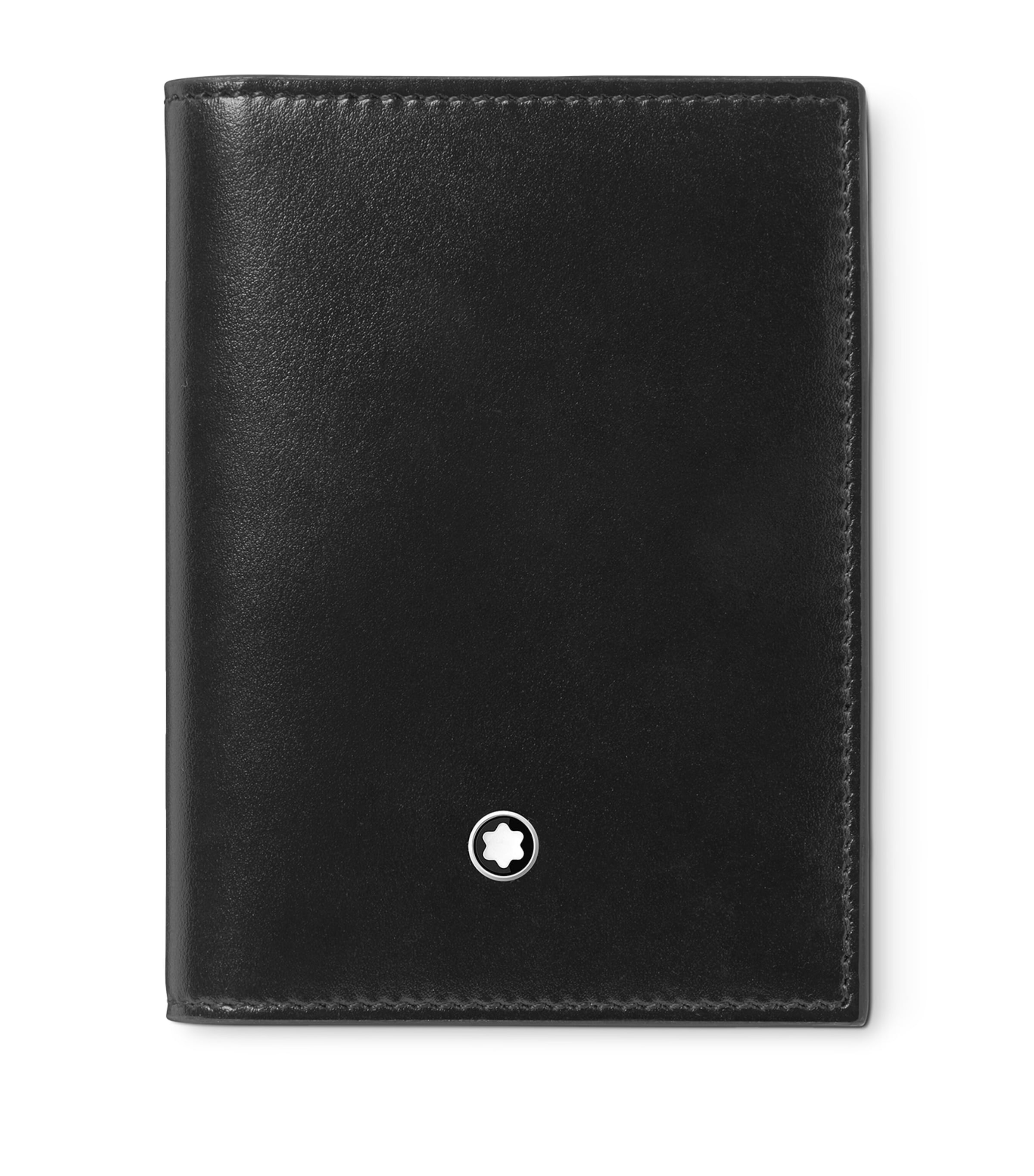 Montblanc Men's Meisterstuck Bifold Card Holder In Black