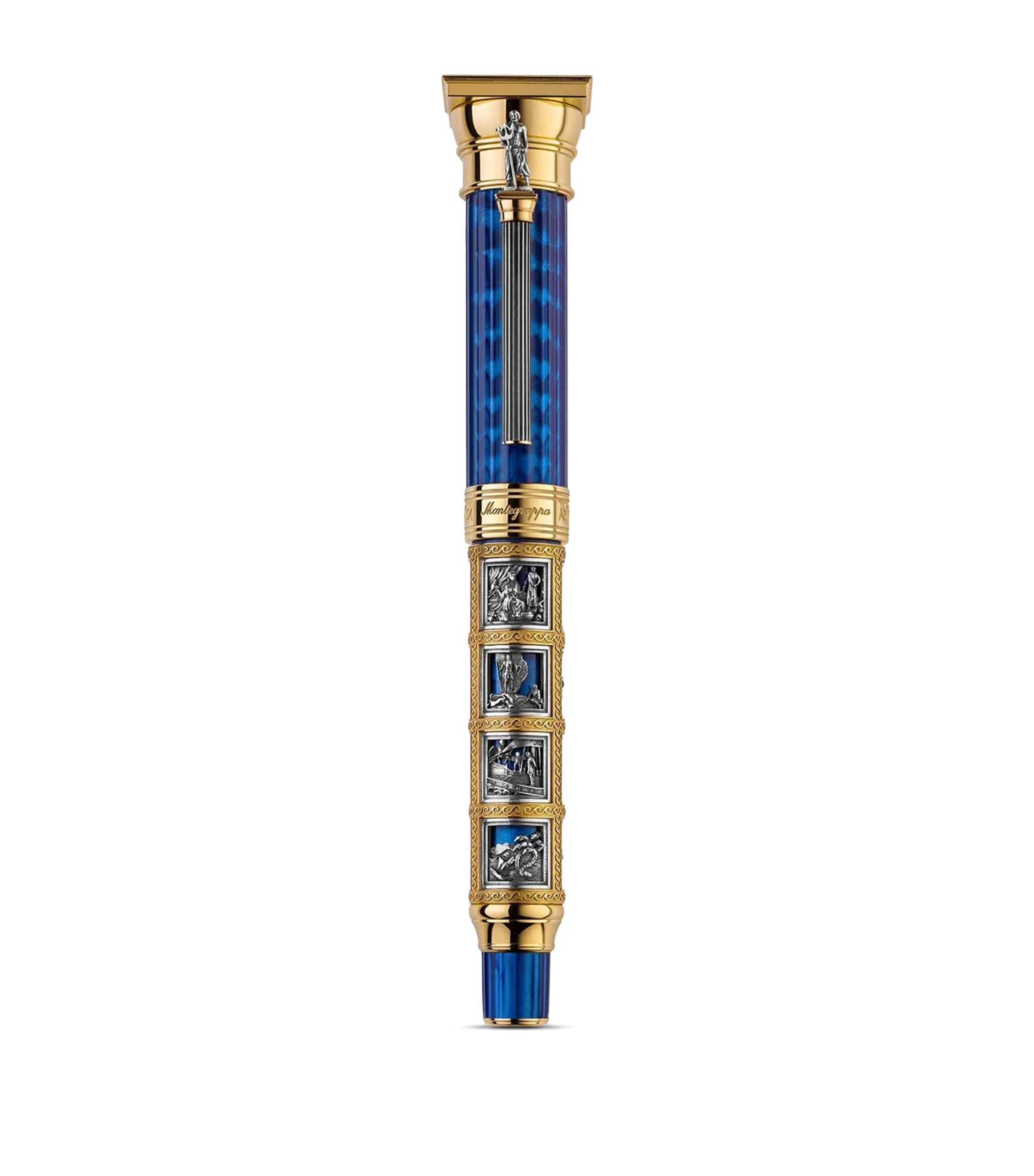 Montegrappa Odyssey Chapter II Rollerball Pen Blue/gold Image 2