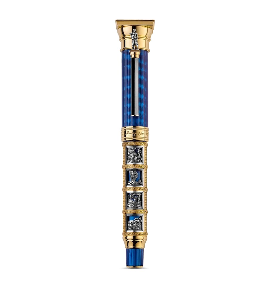 Montegrappa Odyssey Chapter II Rollerball Pen Blue/gold Image 2