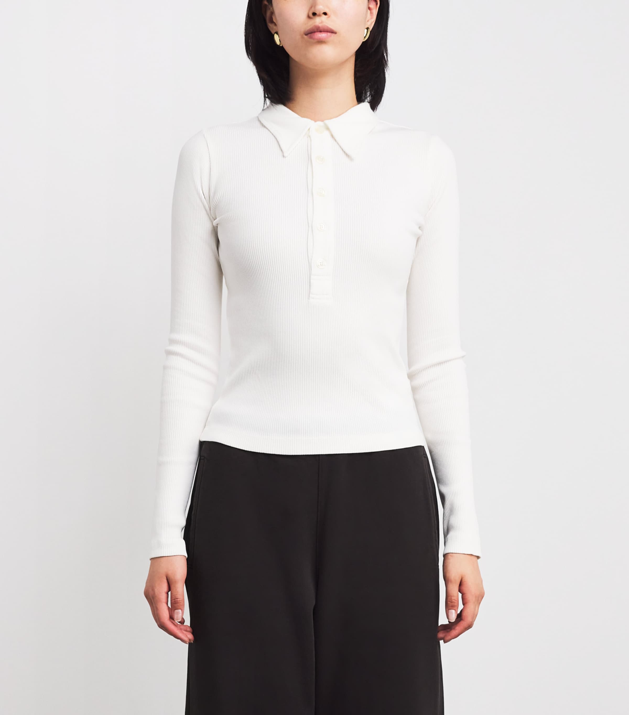 Organic Cotton-Blend '60s Polo Shirt PASHMINA Image 3