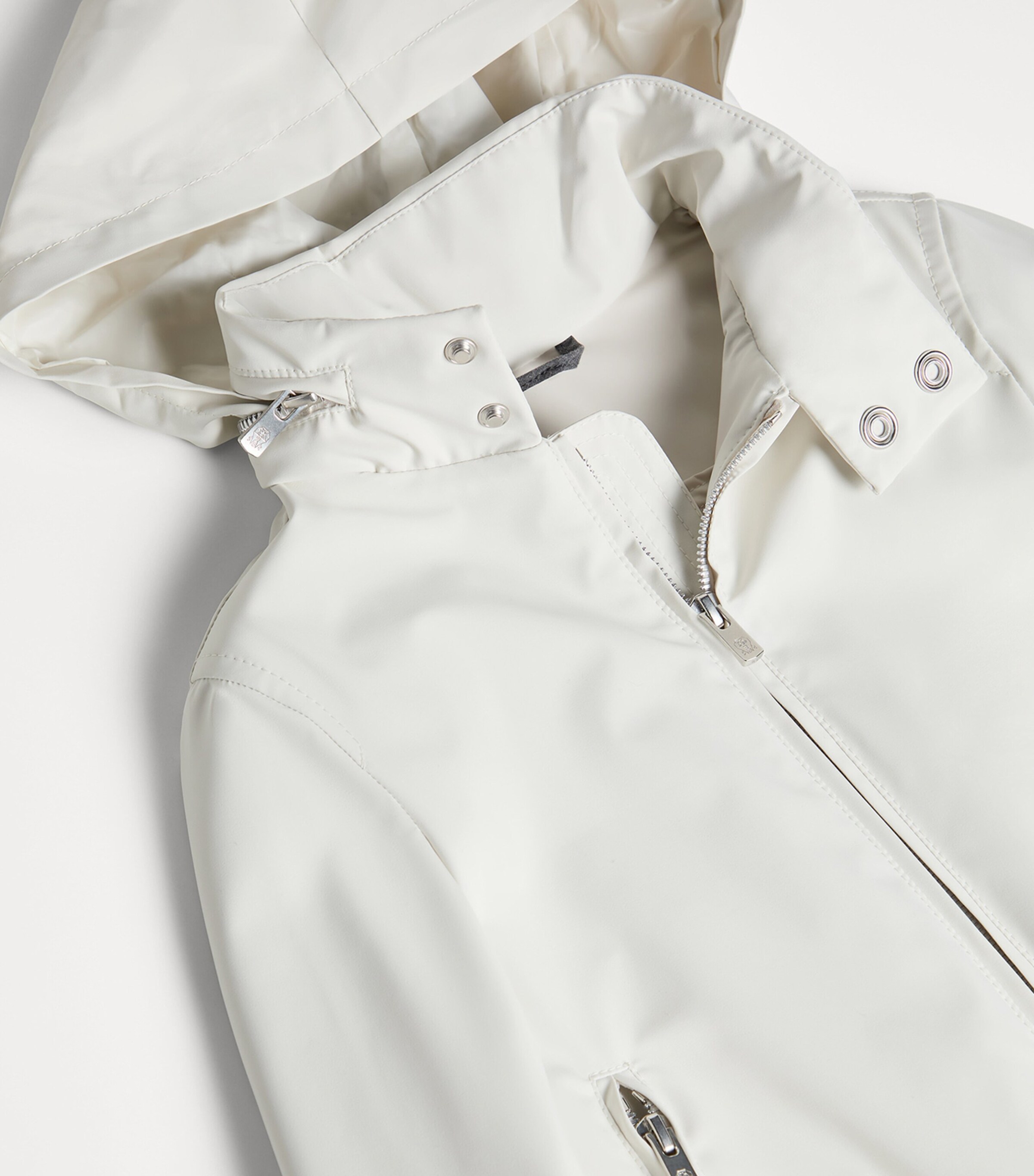 Brunello Cucinelli Kids Water-Resistant Zip-Up Jacket (4-6 Years) Image 3