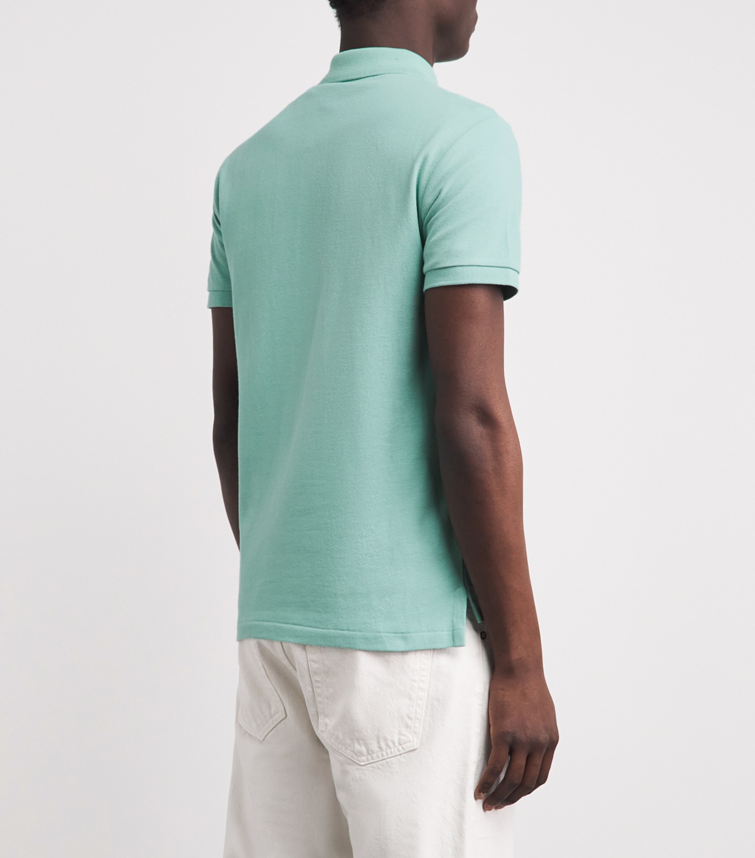 Polo Ralph Lauren Mens Cotton Mesh Slim-Fit Polo Shirt Image 5