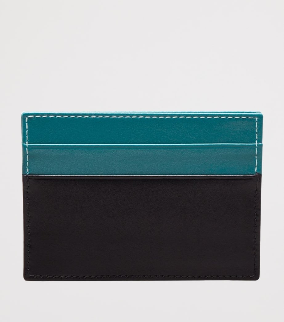 Ettinger Leather Sterling Flat Card Holder Turquoise Image 5