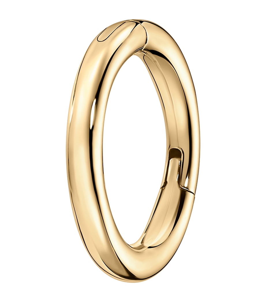 Gold Single Hoop Earring (5mm) YELLOW GOLD Image 1