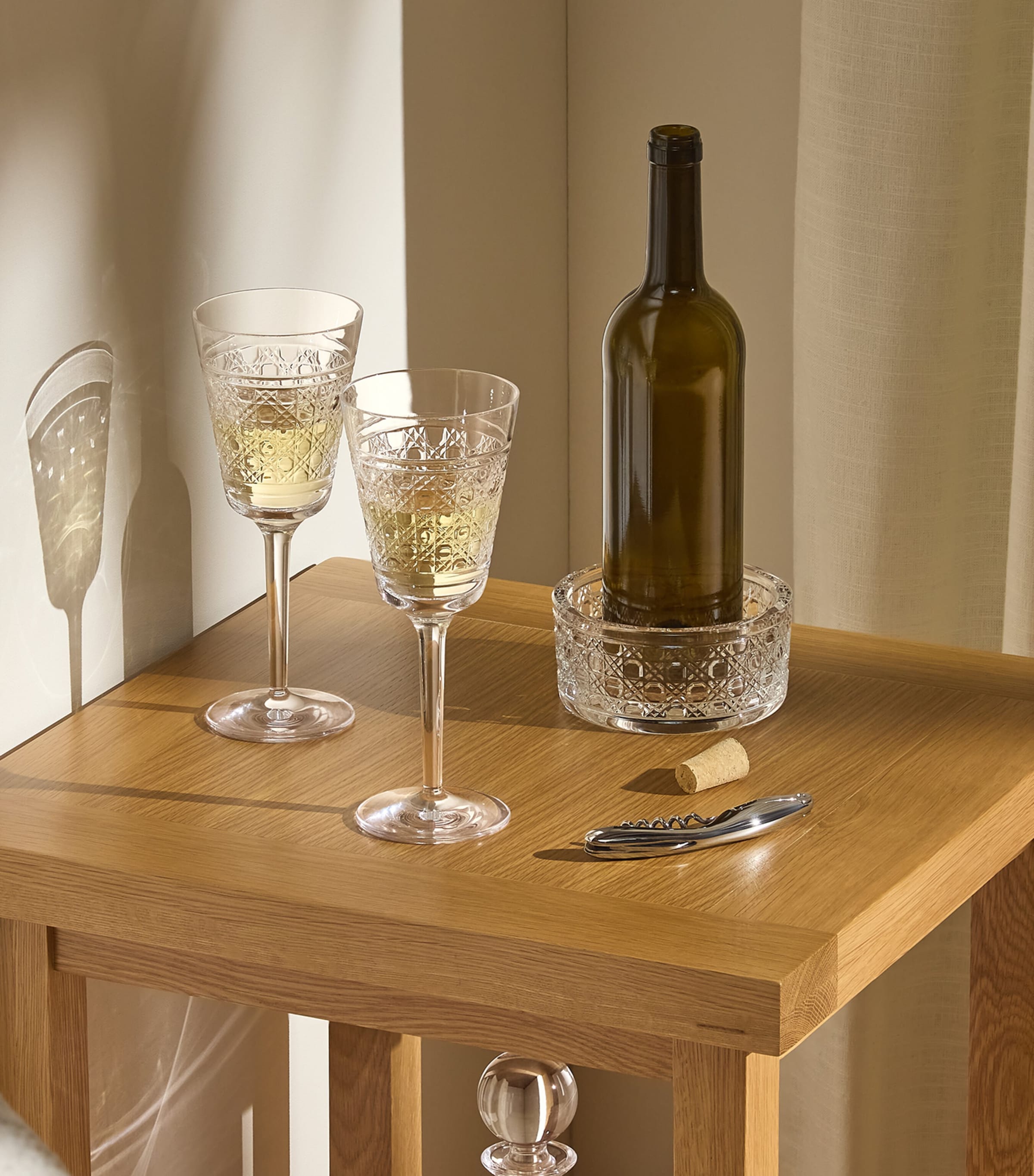 Waterford Crystal Opulence Bottle Coaster (13cm x 13cm) Clear Image 2