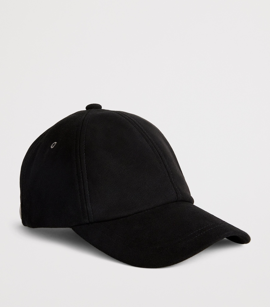 Suede Baseball Cap 79_BLACK Image 2