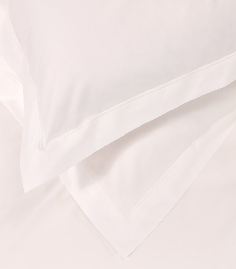 Helmshore Oxford Pillowcase (50cm x 75cm) WHITE Image 6