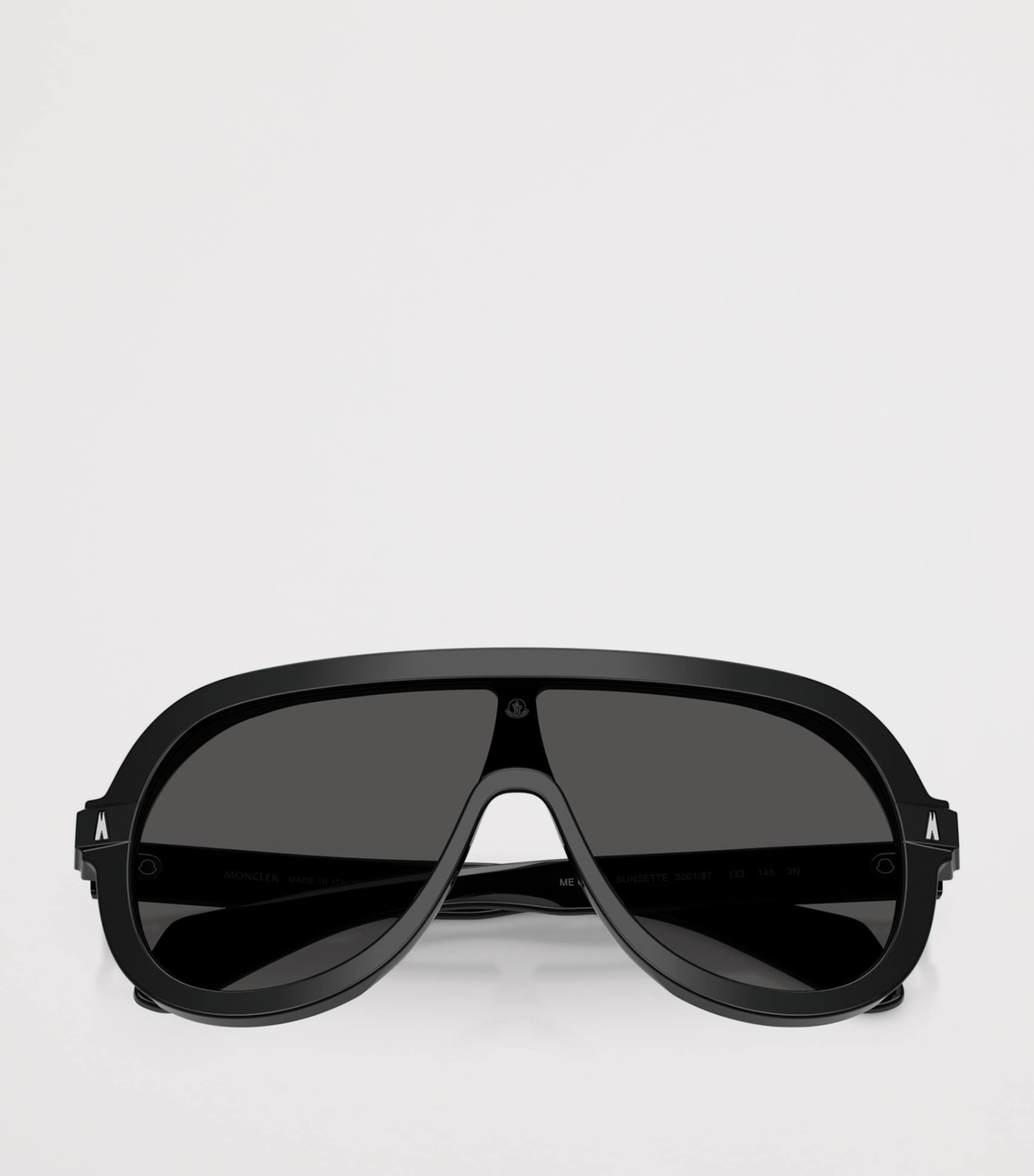 Moncler Sunsette Pilot Sunglasses Black Image 5