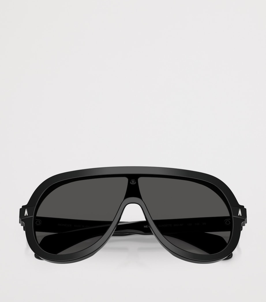 Moncler Sunsette Pilot Sunglasses Black Image 5