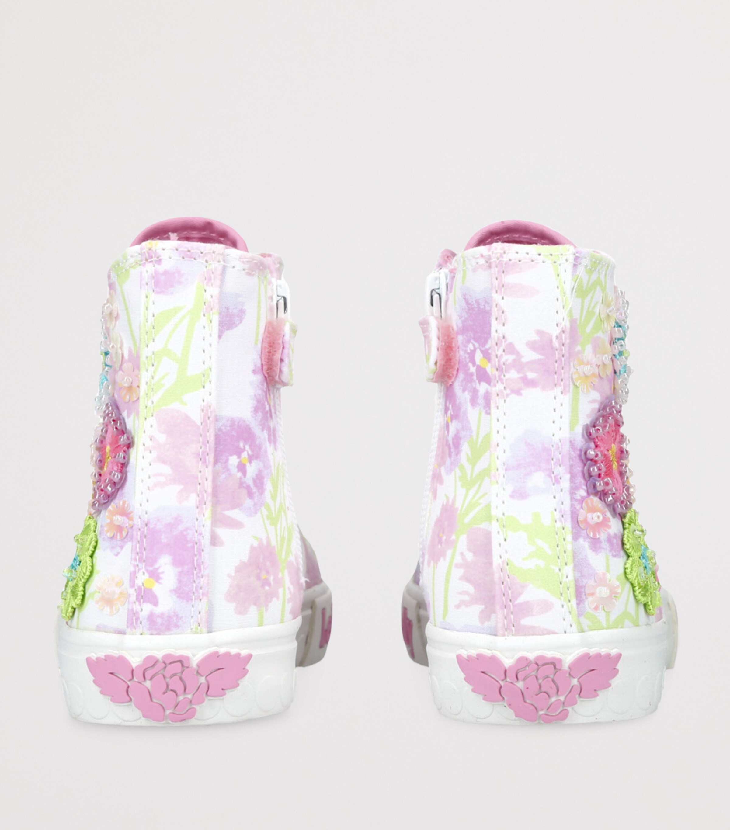 Lelli Kelly Canvas Eloise Sneakers White/comb Image 2