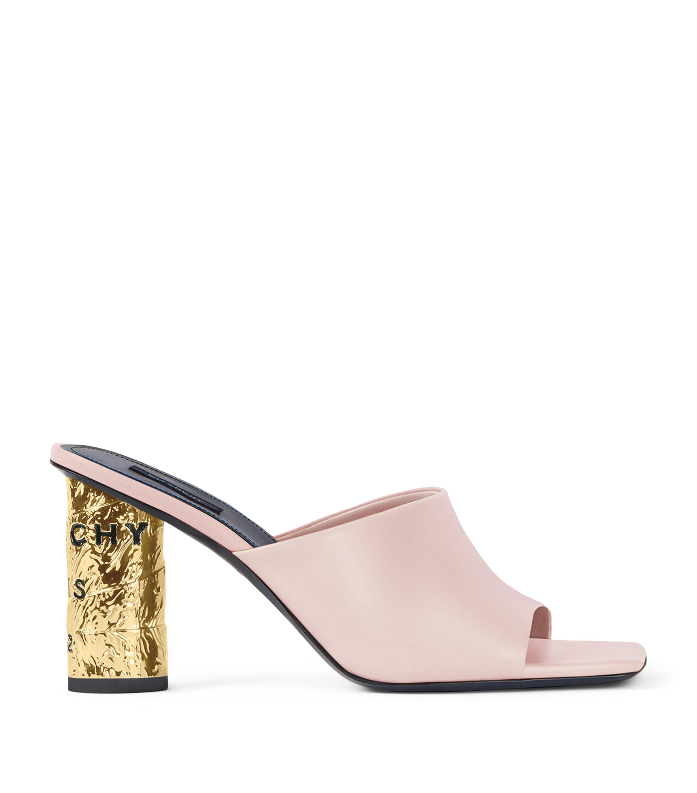Givenchy Calfskin Tape Mules 85 Silk Pink Image 1
