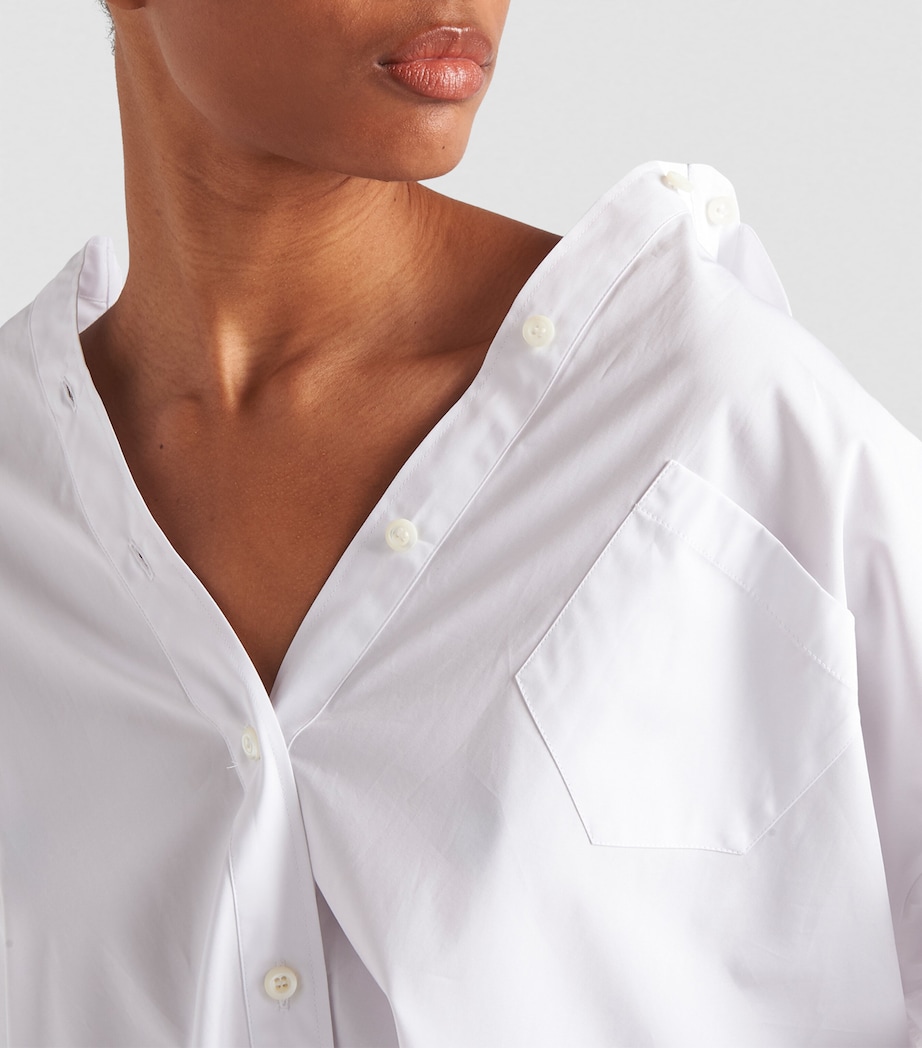 Back-Logo Oversized Shirt F0009 Image 5