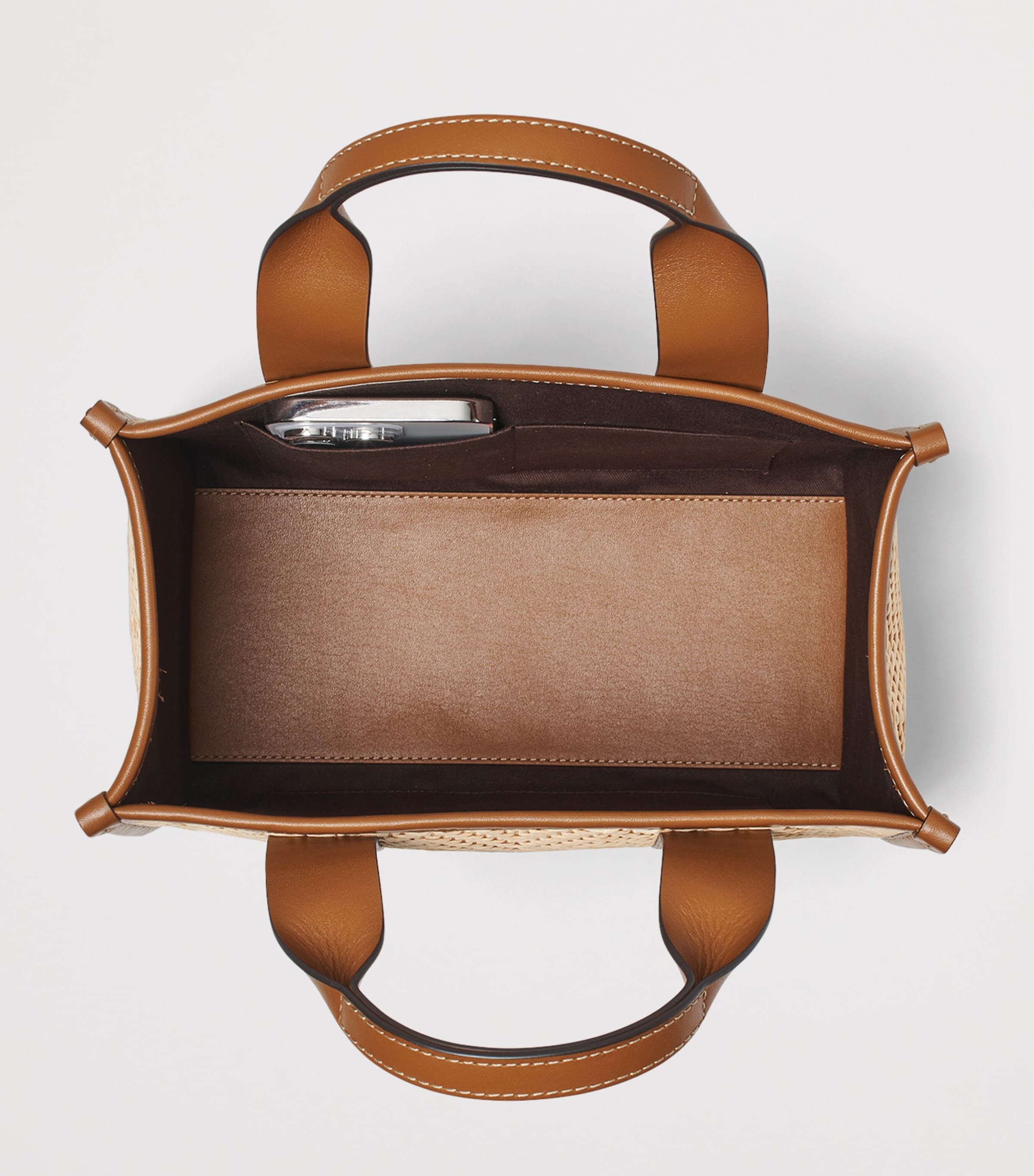 Aspinal Of London Raffia Henley Tote Bag Neutral Image 5