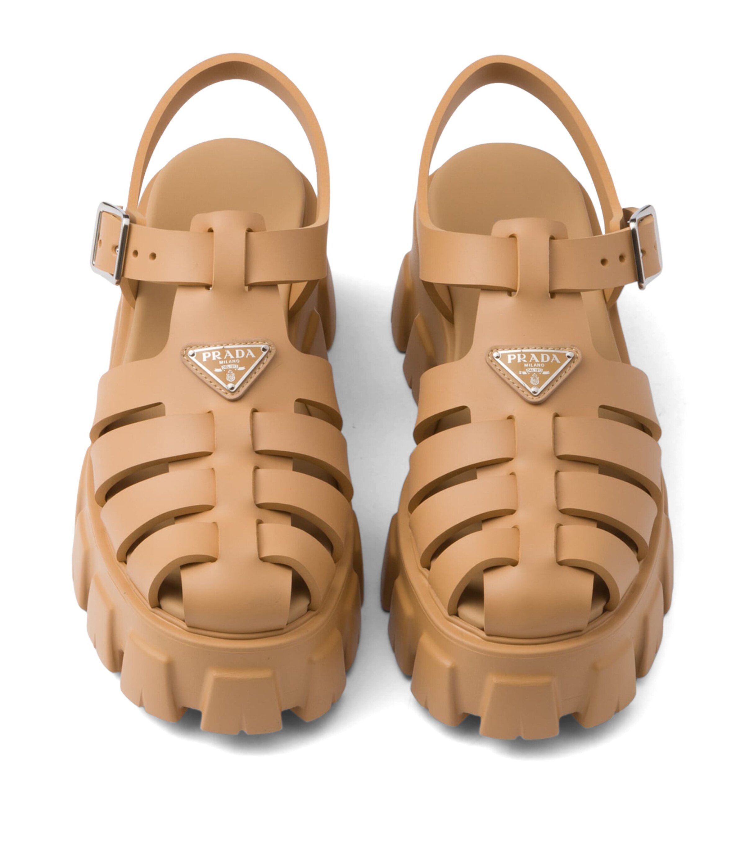 Rubber Platform Sandals 55 F0346 Image 4