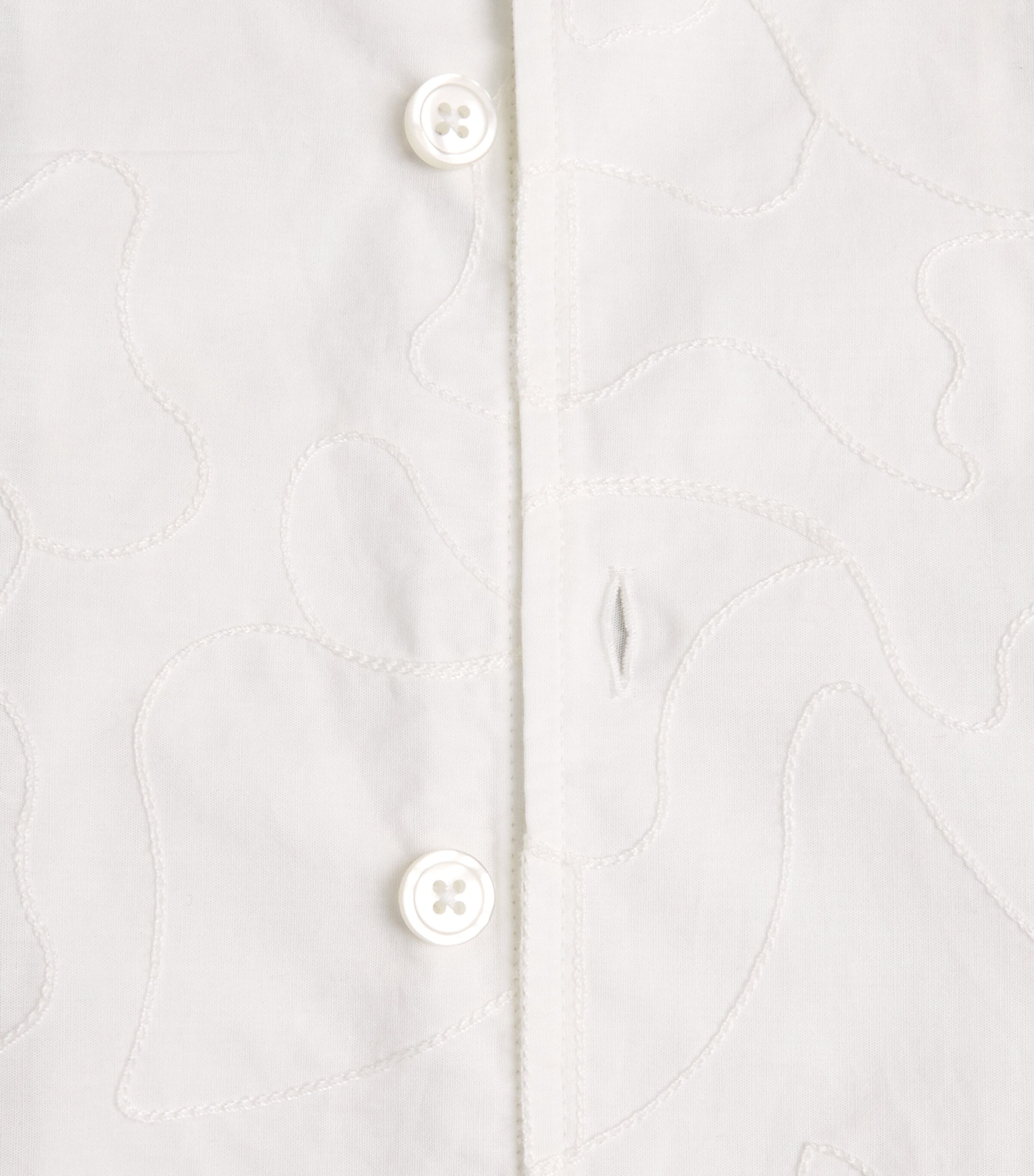 BOSS Mens Cotton Embroidered Shirt White Image 6