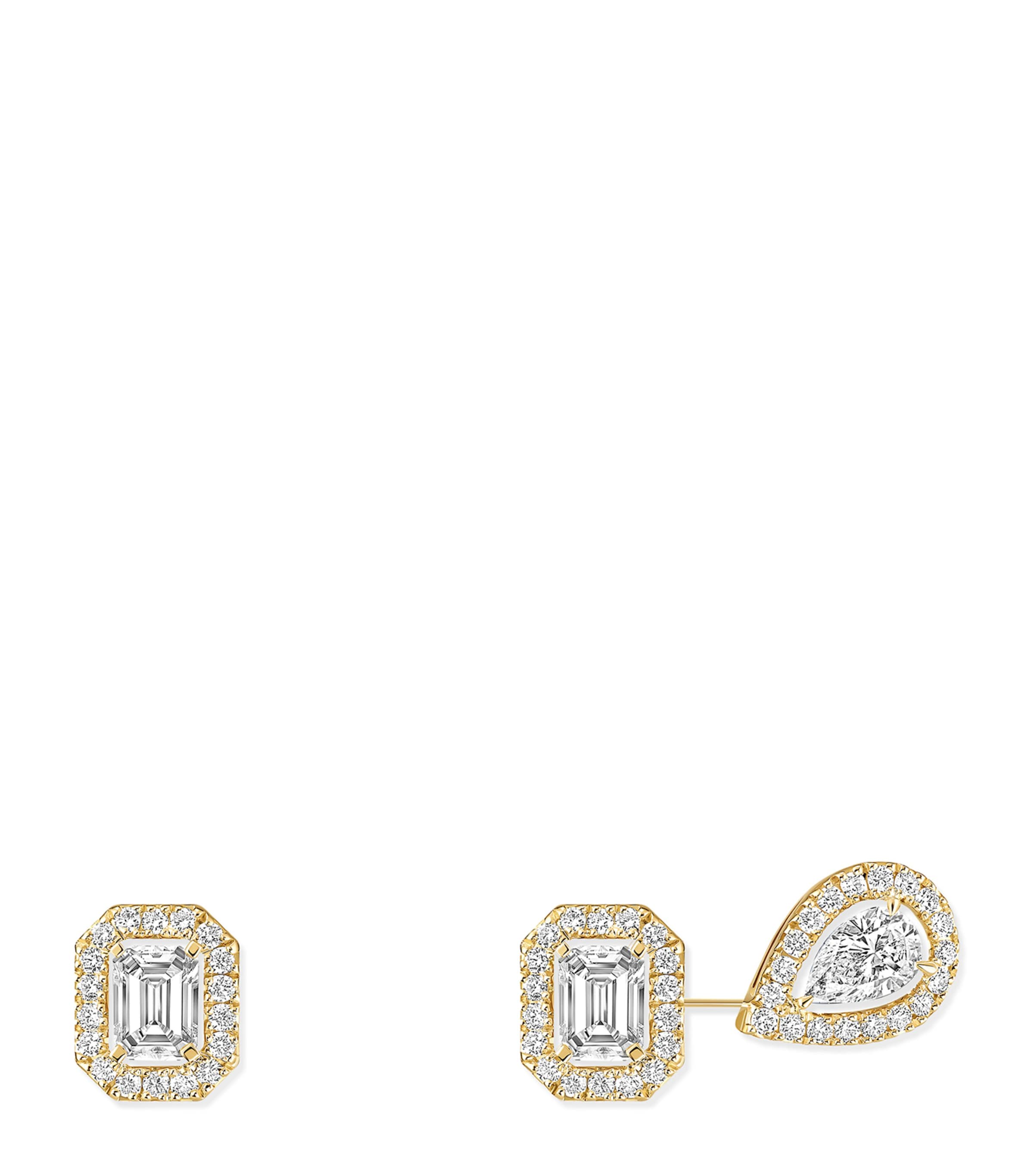 Messika My Twin Yellow Gold and Diamond Earrings (0.44ct) Yellow Gold Image 1