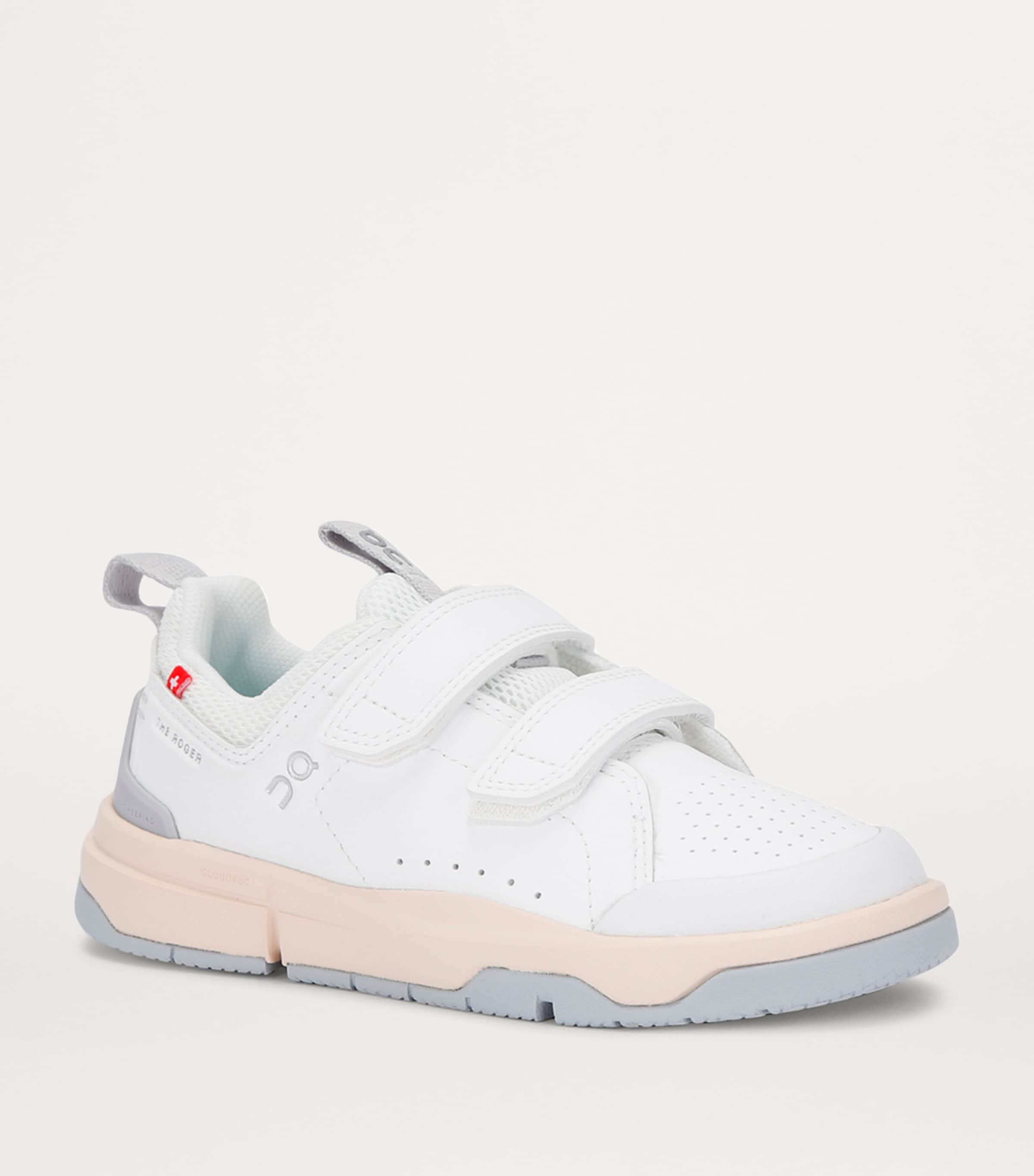 THE ROGER Velcro Trainers WHITE Image 3