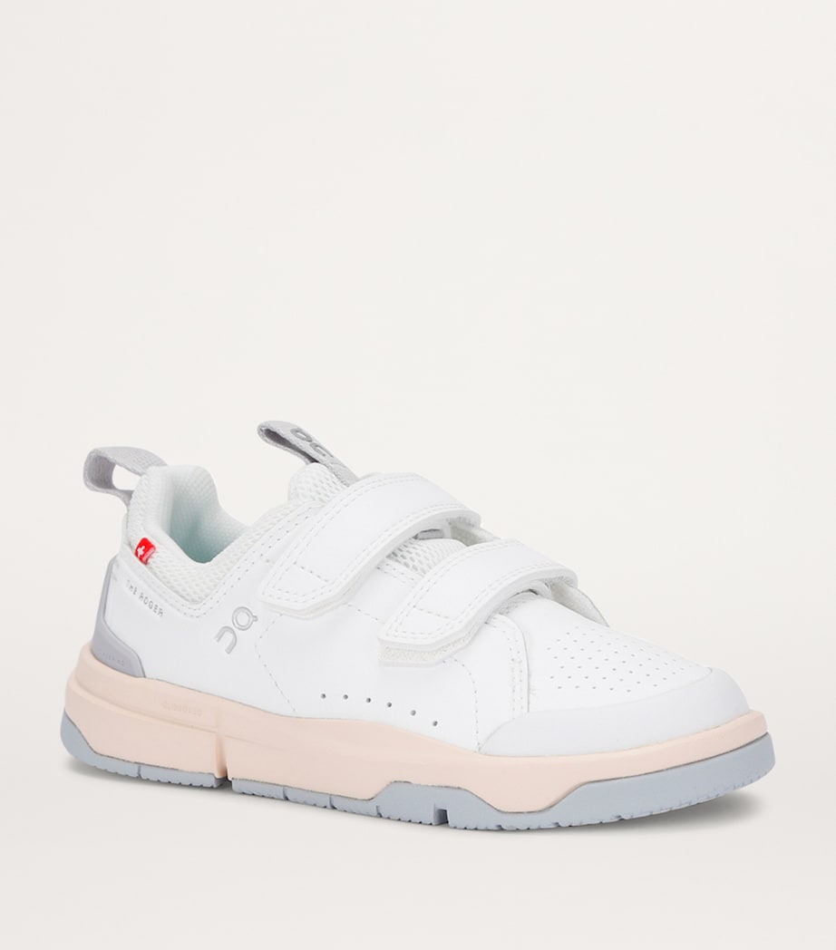 THE ROGER Velcro Trainers WHITE Image 3