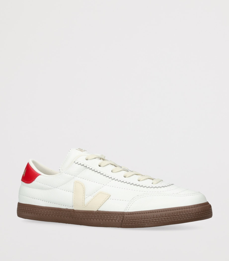 Leather Panenka Sneakers RED COMB Image 3