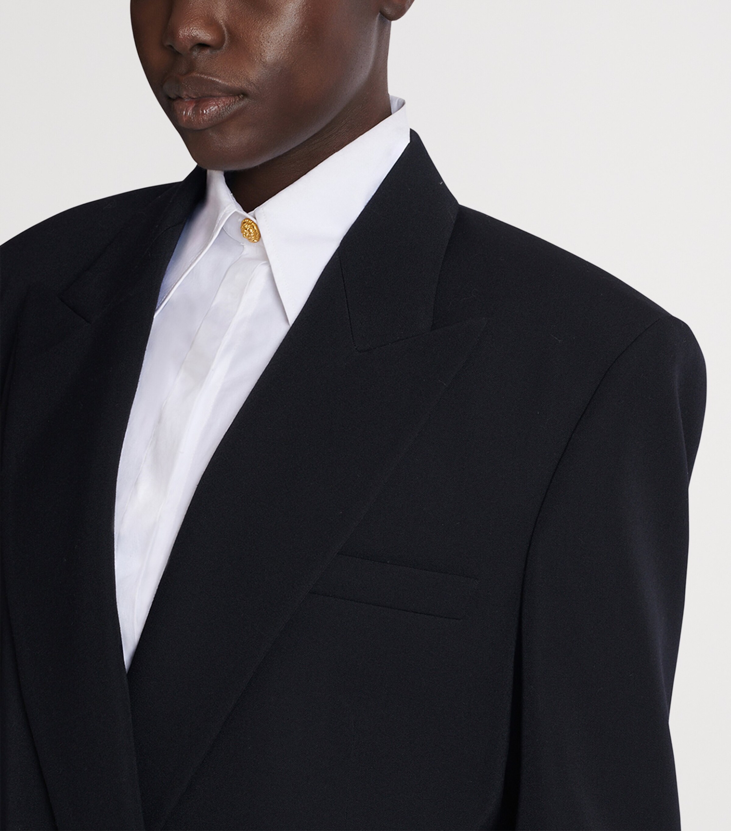 Wool Oversized Blazer 0PA NOIR Image 7